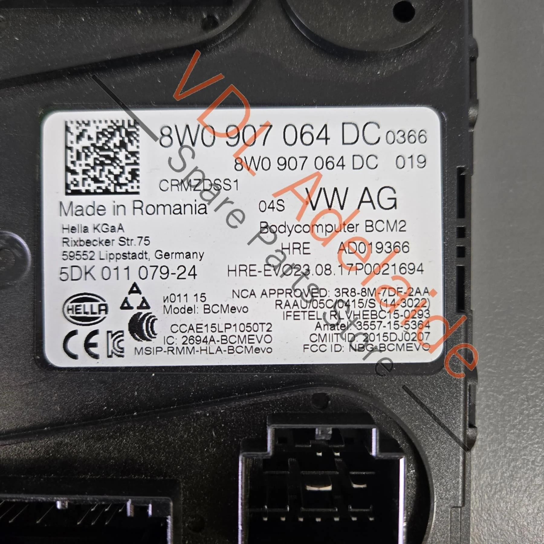 Audi RS5 B9 ECU BCM1 and BCM2 Key Set - Image 4