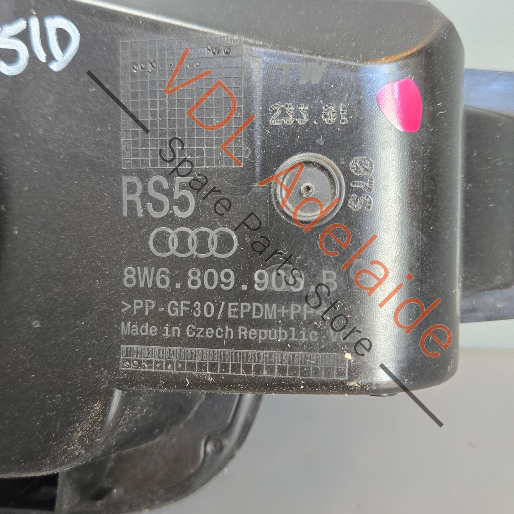 Audi RS5 Petrol Gas Fuel Filler Door Cap Flap Daytona Grey 6Y / Z7S - Image 5