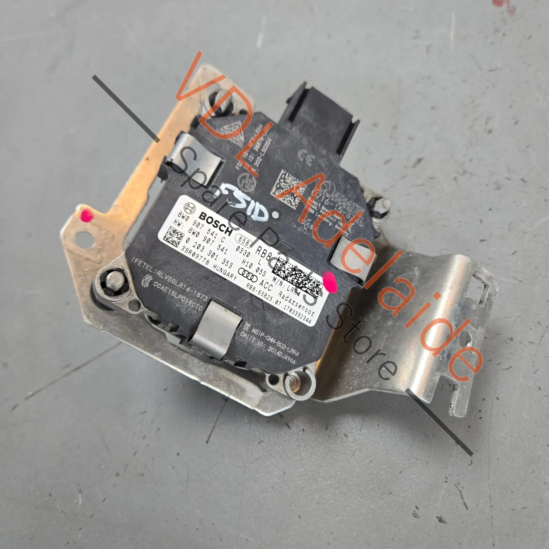 Audi A4 A5 RS4 RS5 B9 Left Side Distance ACC Radar 8W0907541C - Image 3