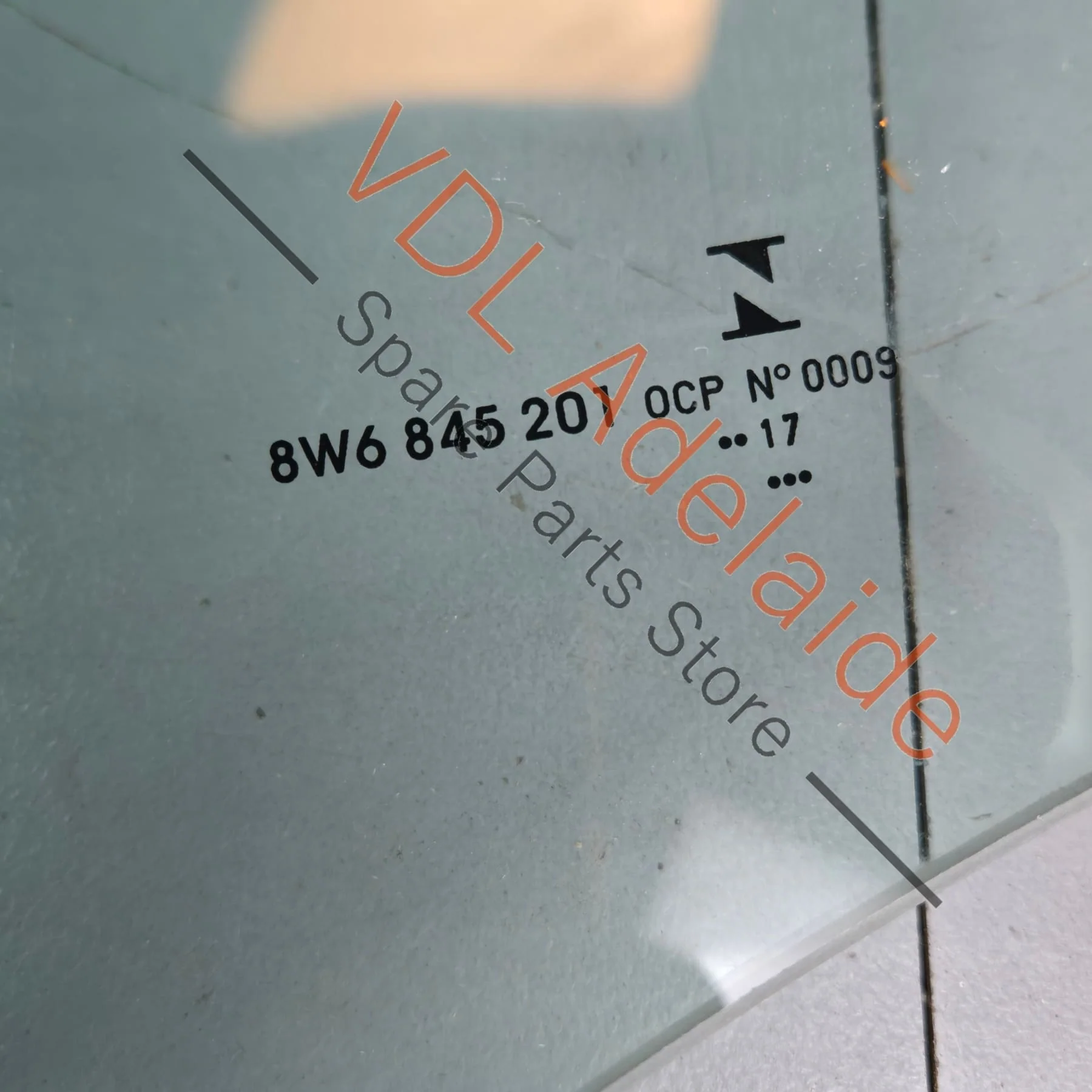 Audi A5 S5 RS5 B9 Left Front Door Window Glass 8W6845201A - Image 4