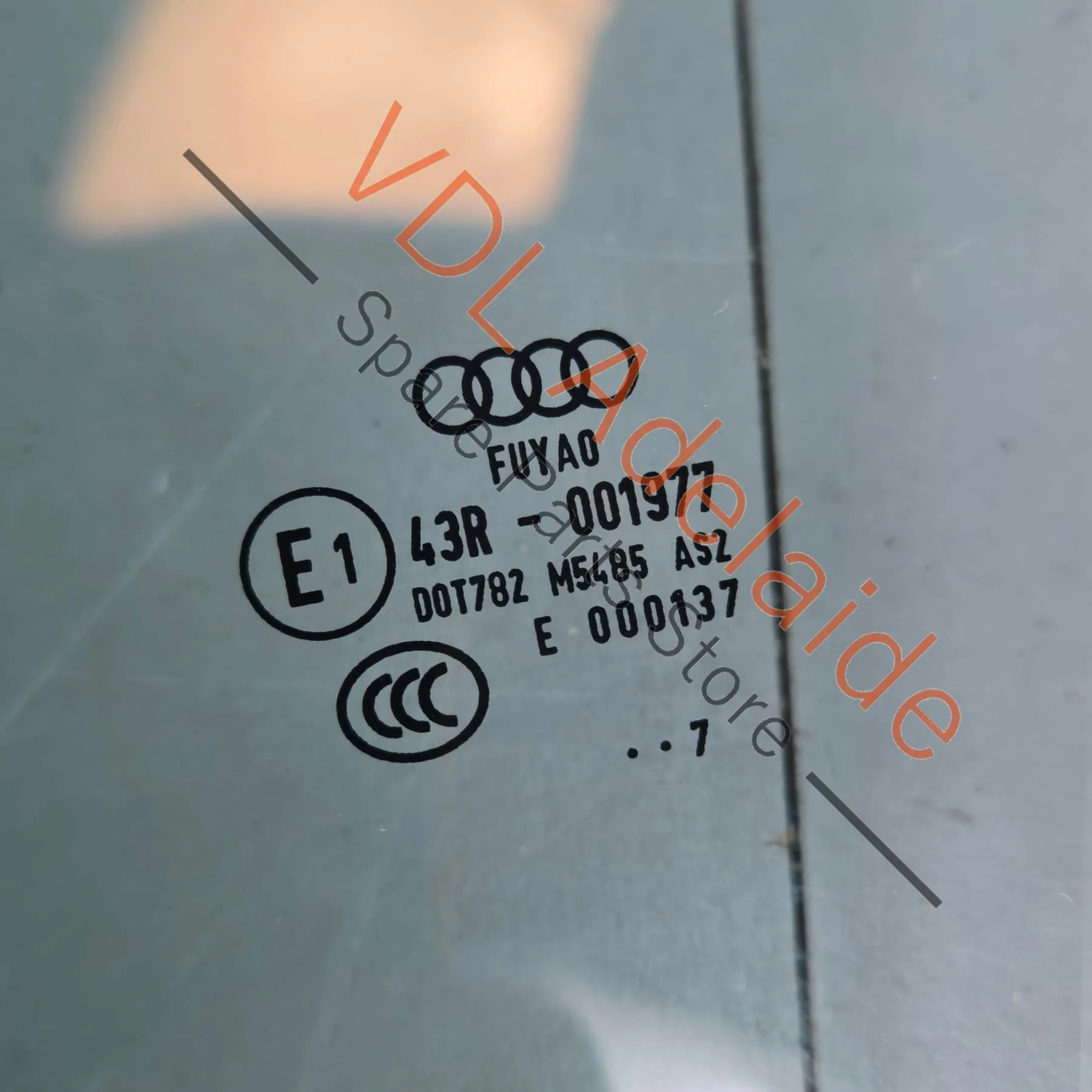 Audi A5 S5 RS5 B9 Left Front Door Window Glass 8W6845201A - Image 5