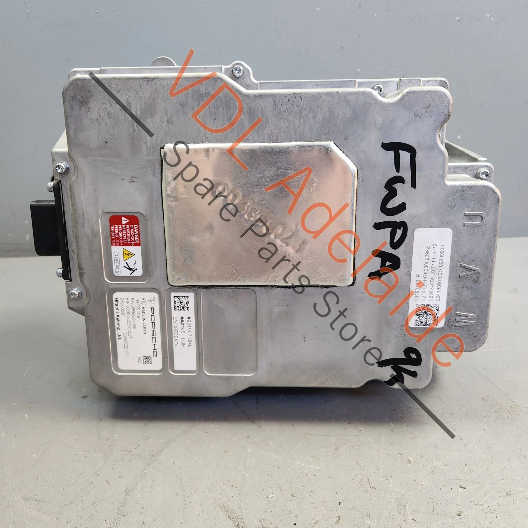 Audi E-Tron GT Porsche Taycan Front Drive Inverter Controller Unit 9J1907124L 9J1907124AM - Image 5