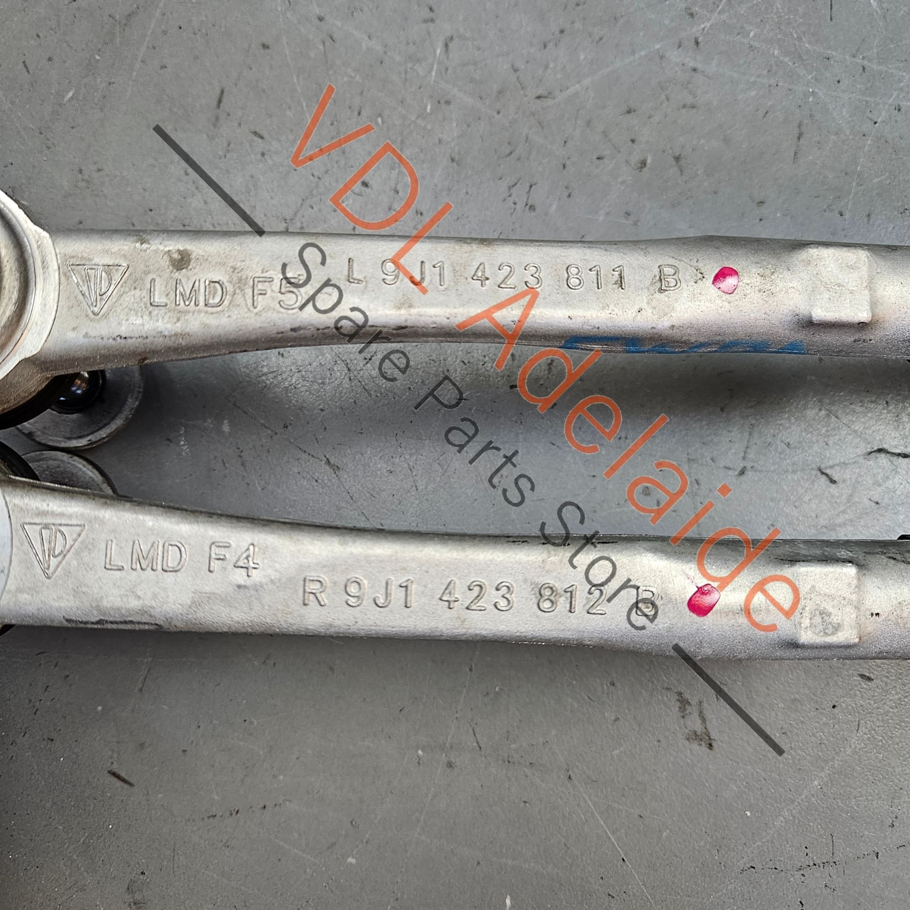 Pair of Audi e-Tron Porsche Taycan Front Steering Tie Rod Rack Ends 9J1423811B 9J1423812B - Image 3