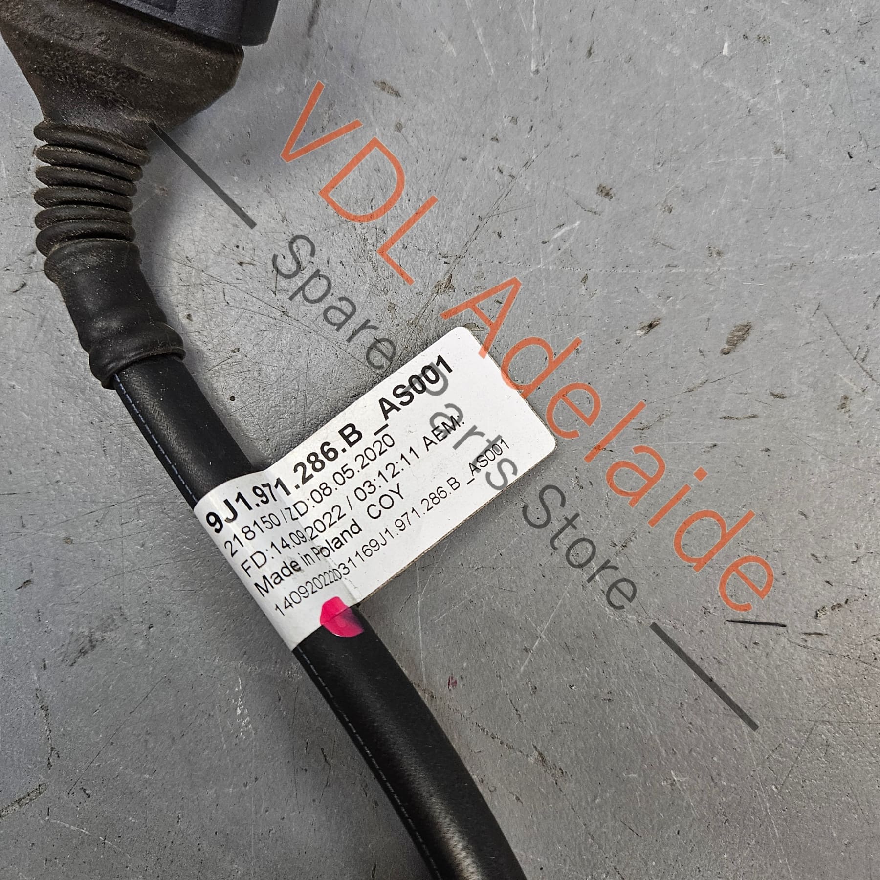 Audi E-Tron Porsche Taycan Rear Wheel Wiring Harness Cable 9J1971286B - Image 3