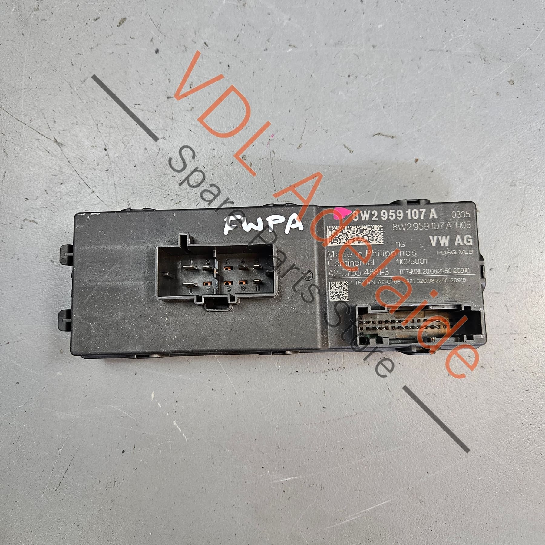 Audi e-Tron Control Module for Boot Tailgate 8W2959107A