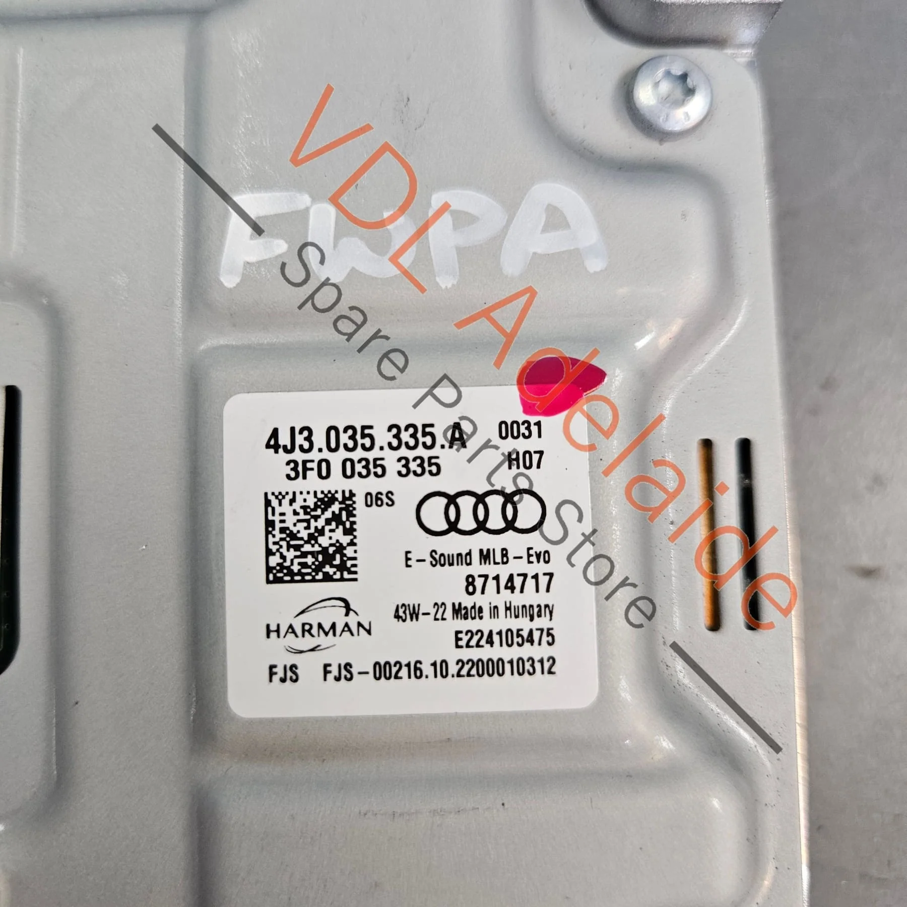 Audi e-Tron Control Unit for Engine Sound 4J3035335A - Image 3