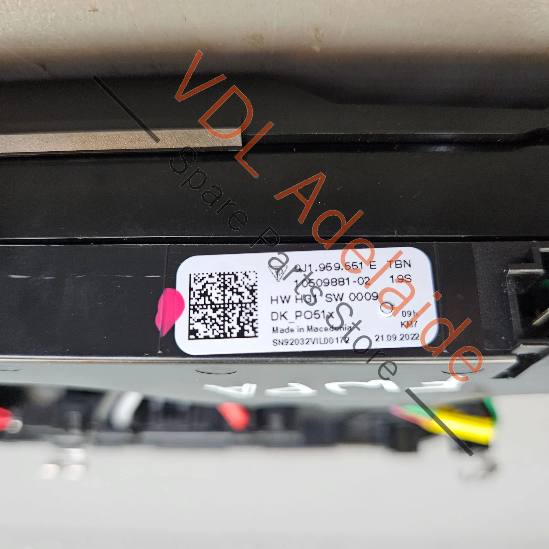 Audi e-Tron GT Porsche Taycan Overhead Roof Console Switch Reading Dome Interior Light 9J1959551E - Image 7
