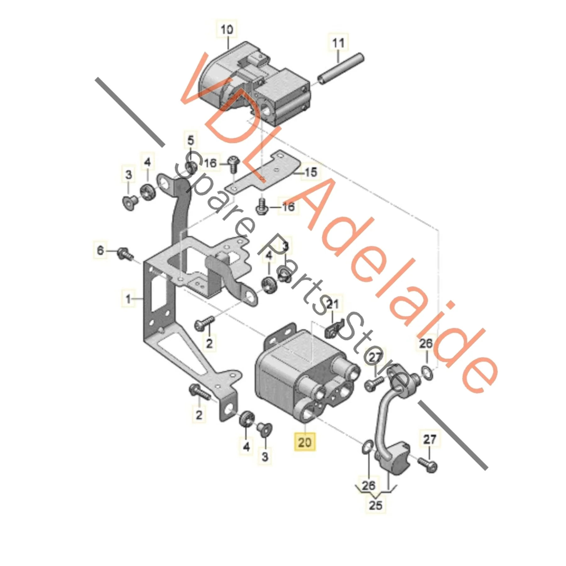 Audi e-Tron Porsche Taycan Heat Exchanger 9J1816115 - Image 2