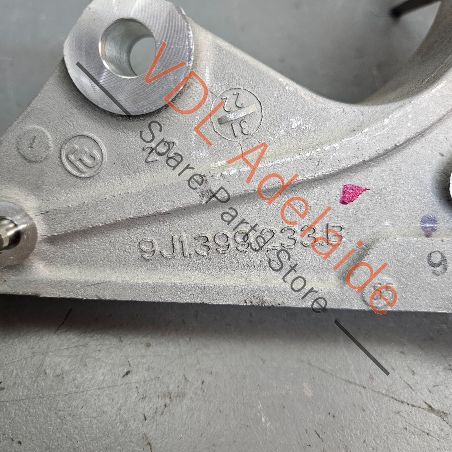 Audi e-Tron GT Engine Transmission Mount Bracket Bushing 9J1399233B - Image 3