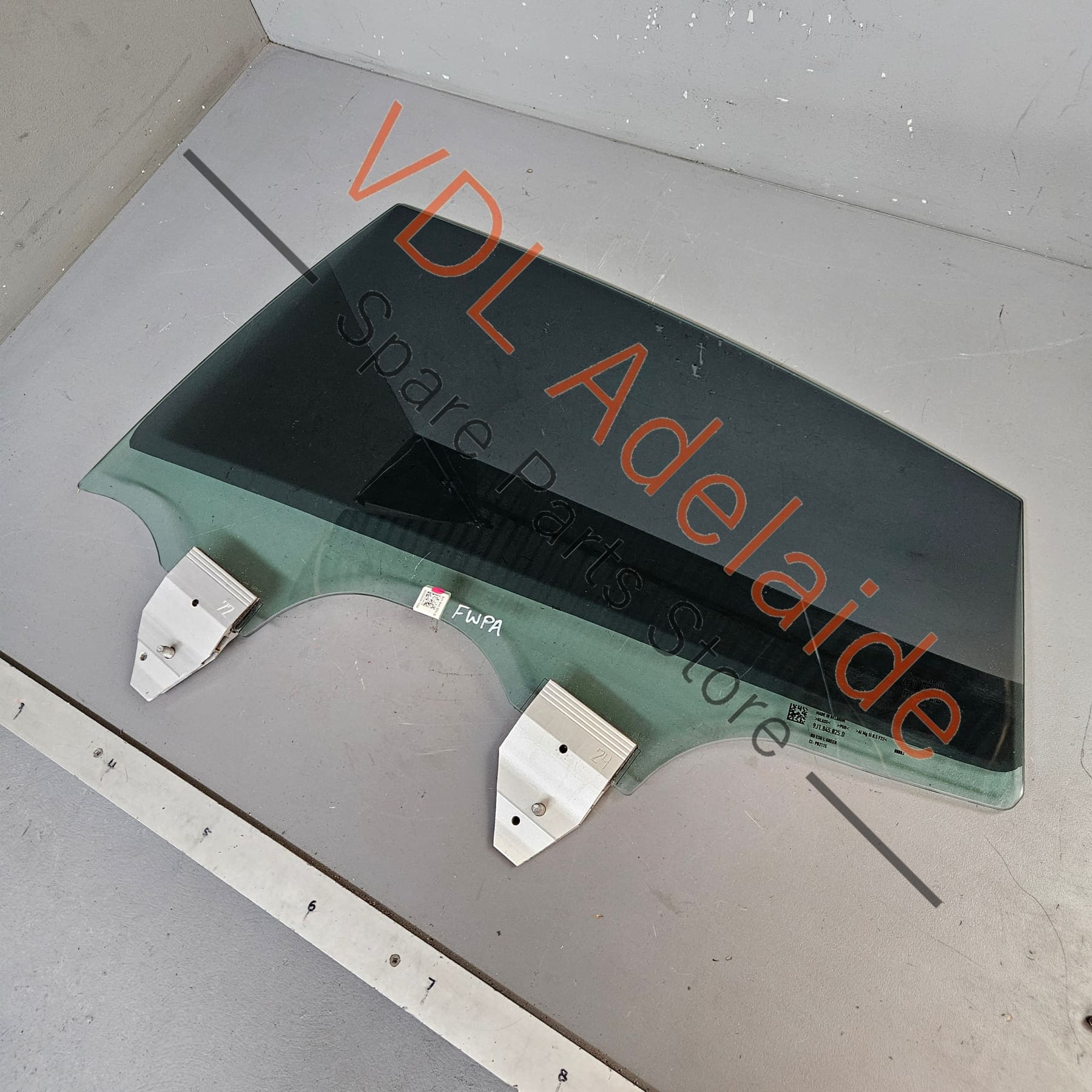 Audi e-Tron GT Rear Left Door Window Glass 9J1845025D