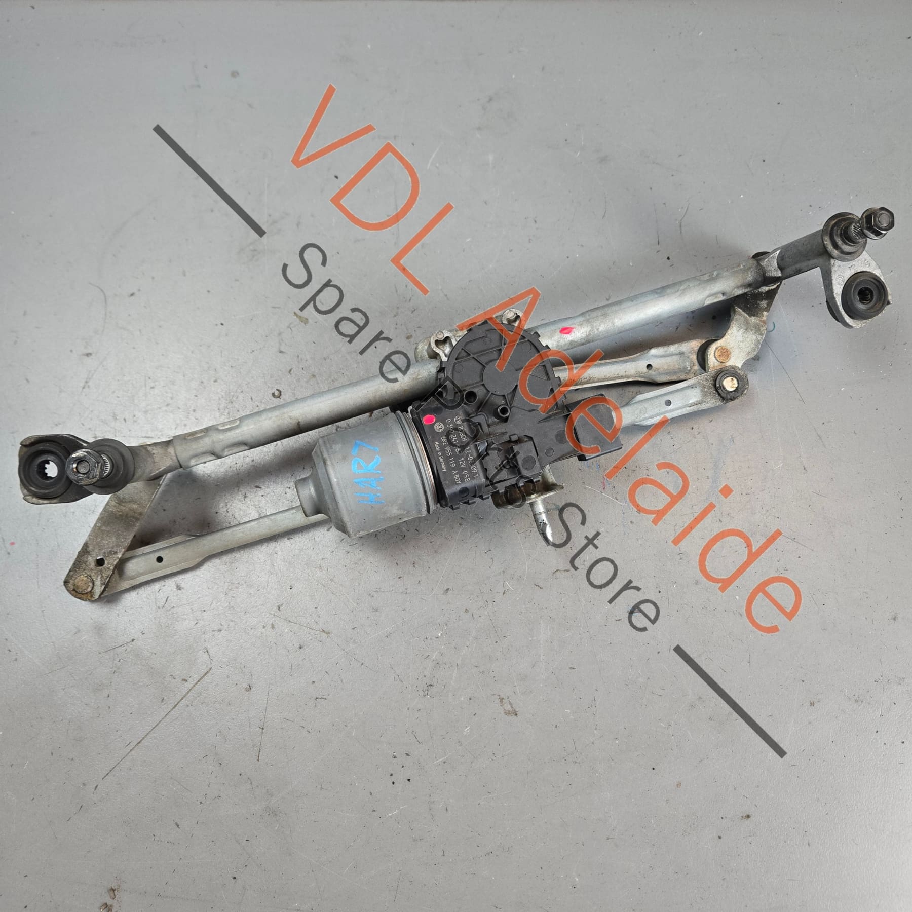 VW Polo 6R Windscreen Wiper Motor & Linkages 6R2955119A 6R2955023C