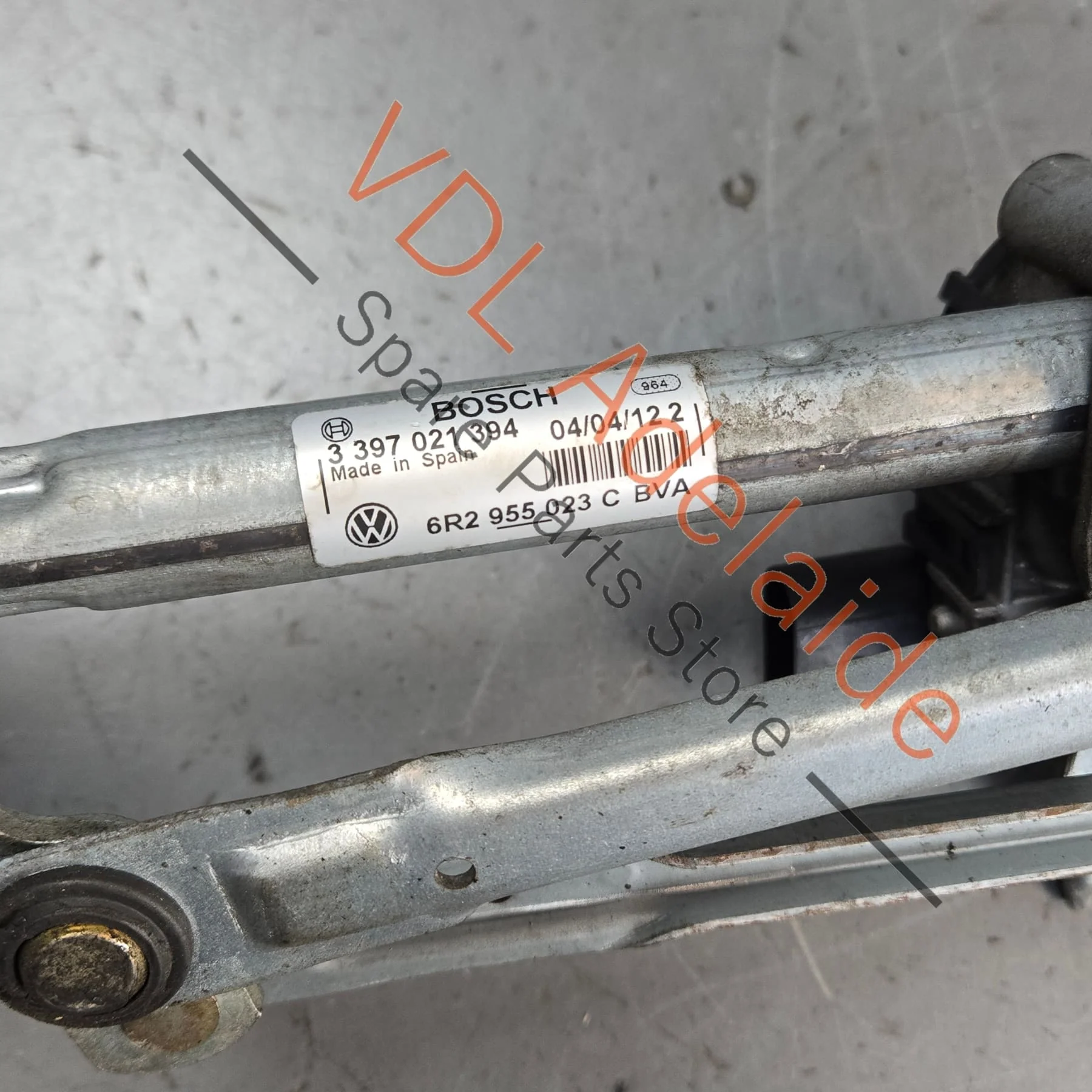 VW Polo 6R Windscreen Wiper Motor & Linkages 6R2955119A 6R2955023C - Image 4