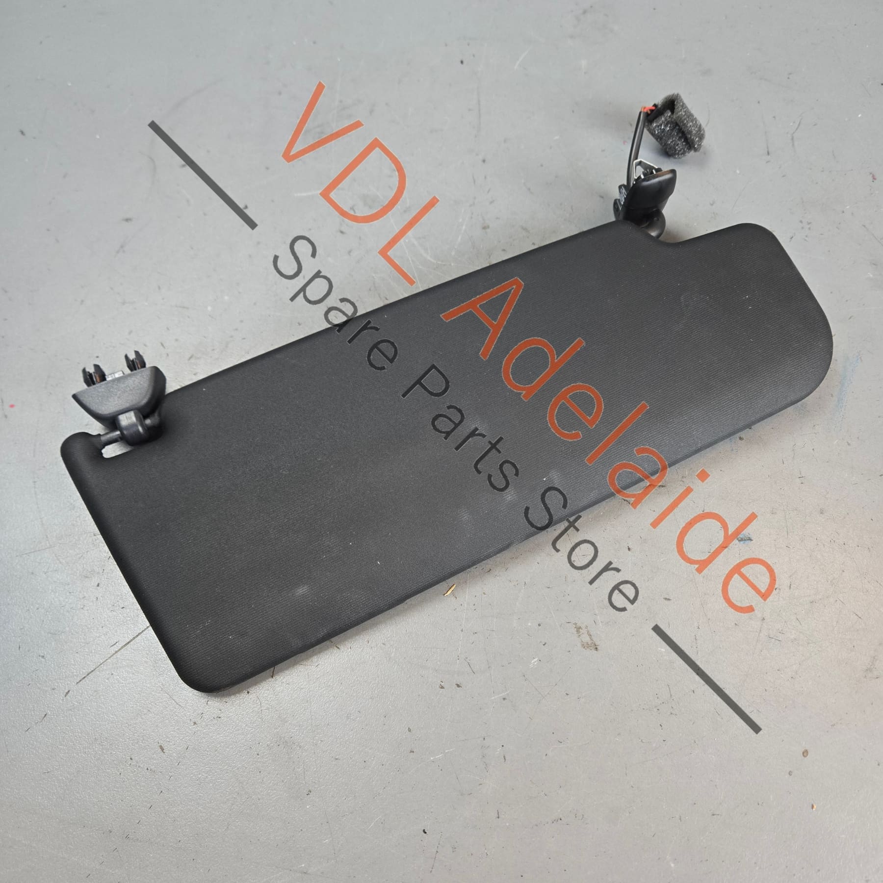 VW Polo GTi Mk5 6R 6C Left Side LHS Black Sun Visor 6R0857551K - Image 3