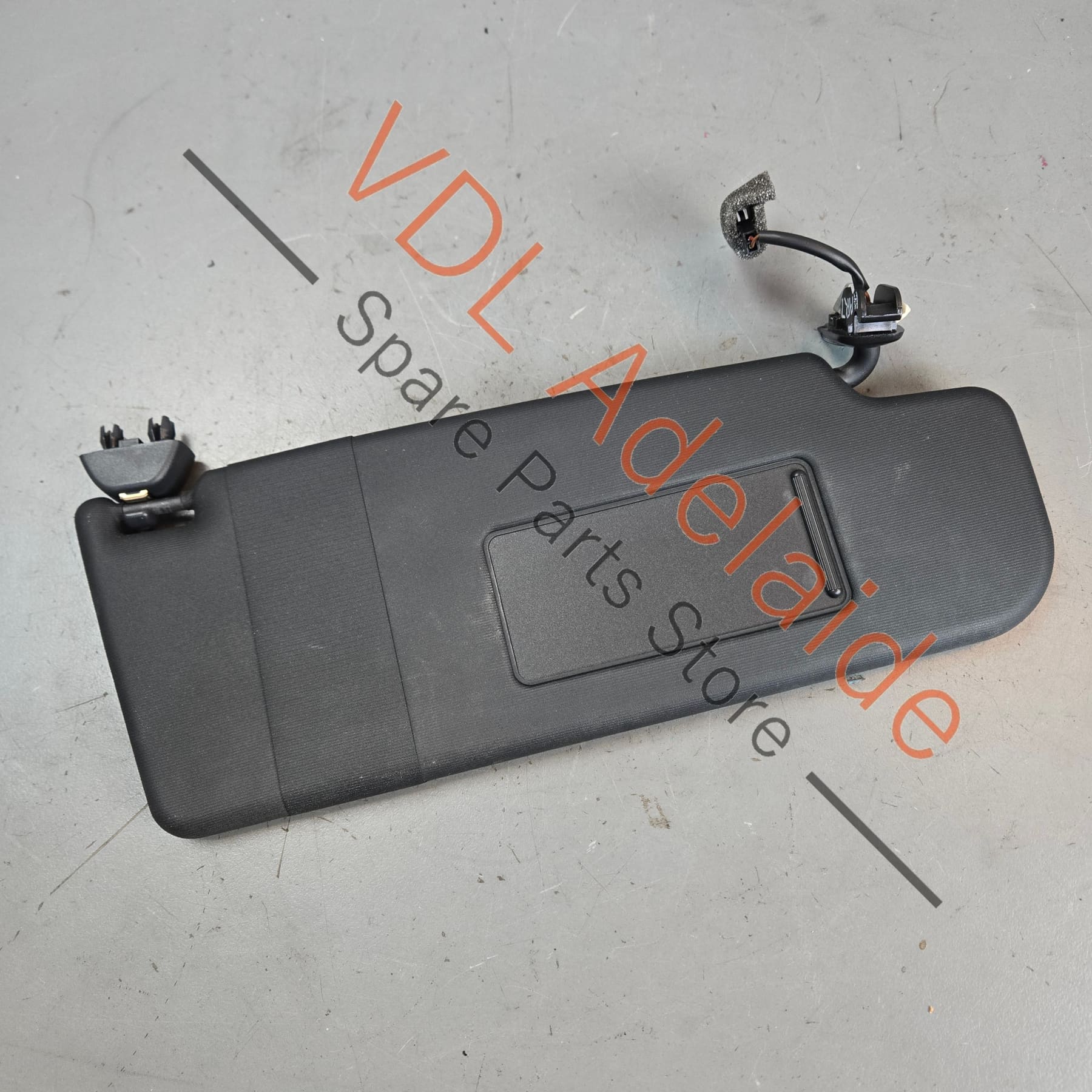 VW Polo GTi Mk5 6R 6C Right Side RHS Black Sun Visor 6R0857552K