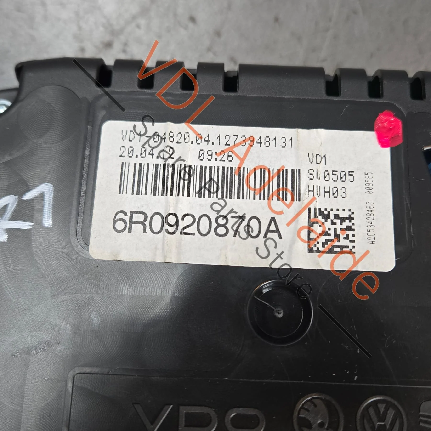 VW Polo Gti MK5 6R Dashboard Instrument Cluster 280kmh 6R0920870A - Image 7