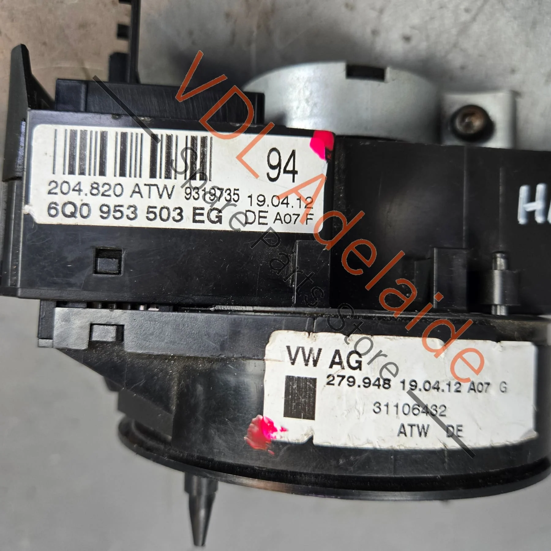 VW Polo 6R Gti Clockspring Steering Column Combination Switch  Indicator Cruise Wipers 6Q0953513AL 6Q0953503EG - Image 5