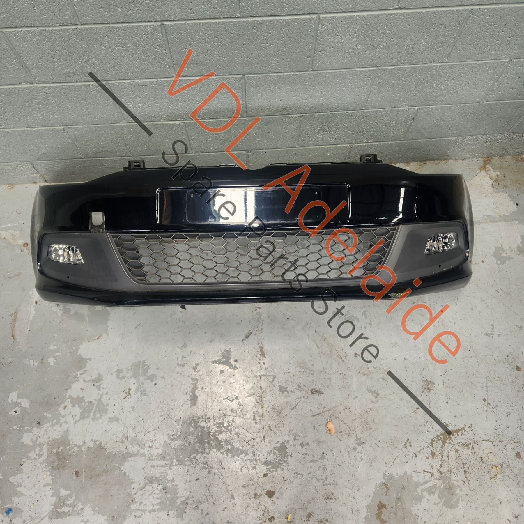 VW Polo MK5 6R Gti Front Bumper & Grille Assembly Orca Black, 2T2T