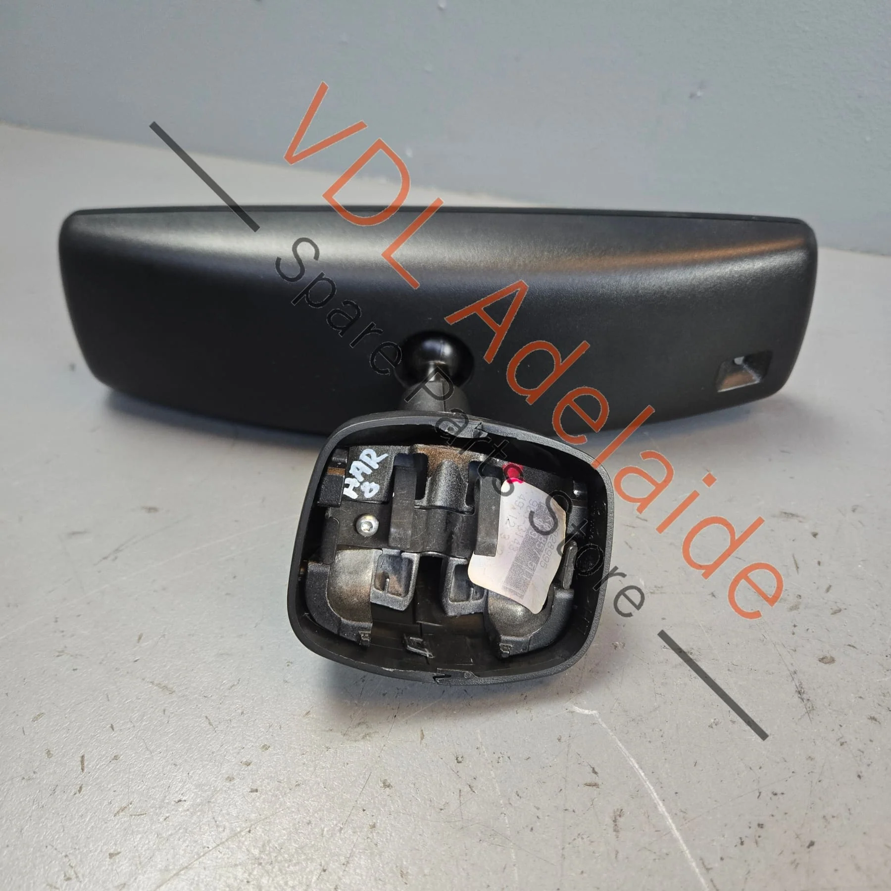 VW Polo MK5 6R Interior Rear View Mirror Anti Dazzle Black Frame 1K0857511E 9B9 - Image 3