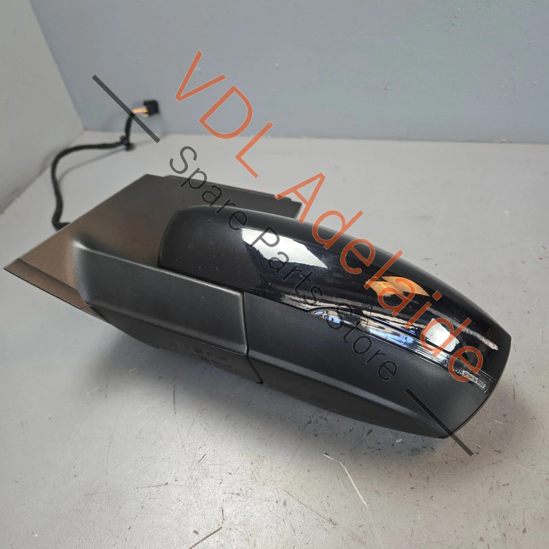 VW Polo MK5 6R Left Side Exterior Mirror Complete with Glass & Cover Orca Black 2T2T C9X - Image 3