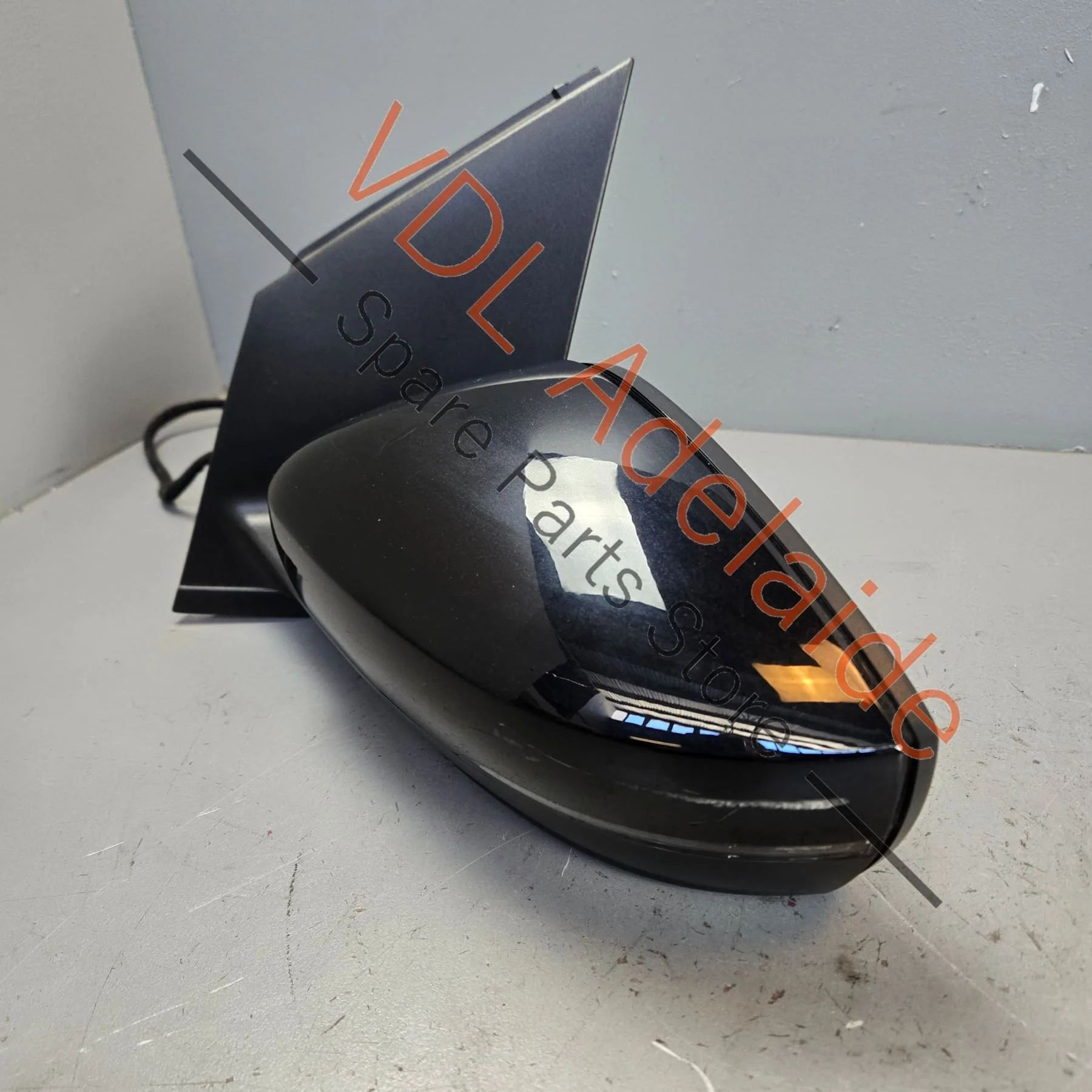 VW Polo MK5 6R Left Side Exterior Mirror Complete with Glass & Cover Orca Black 2T2T C9X - Image 8