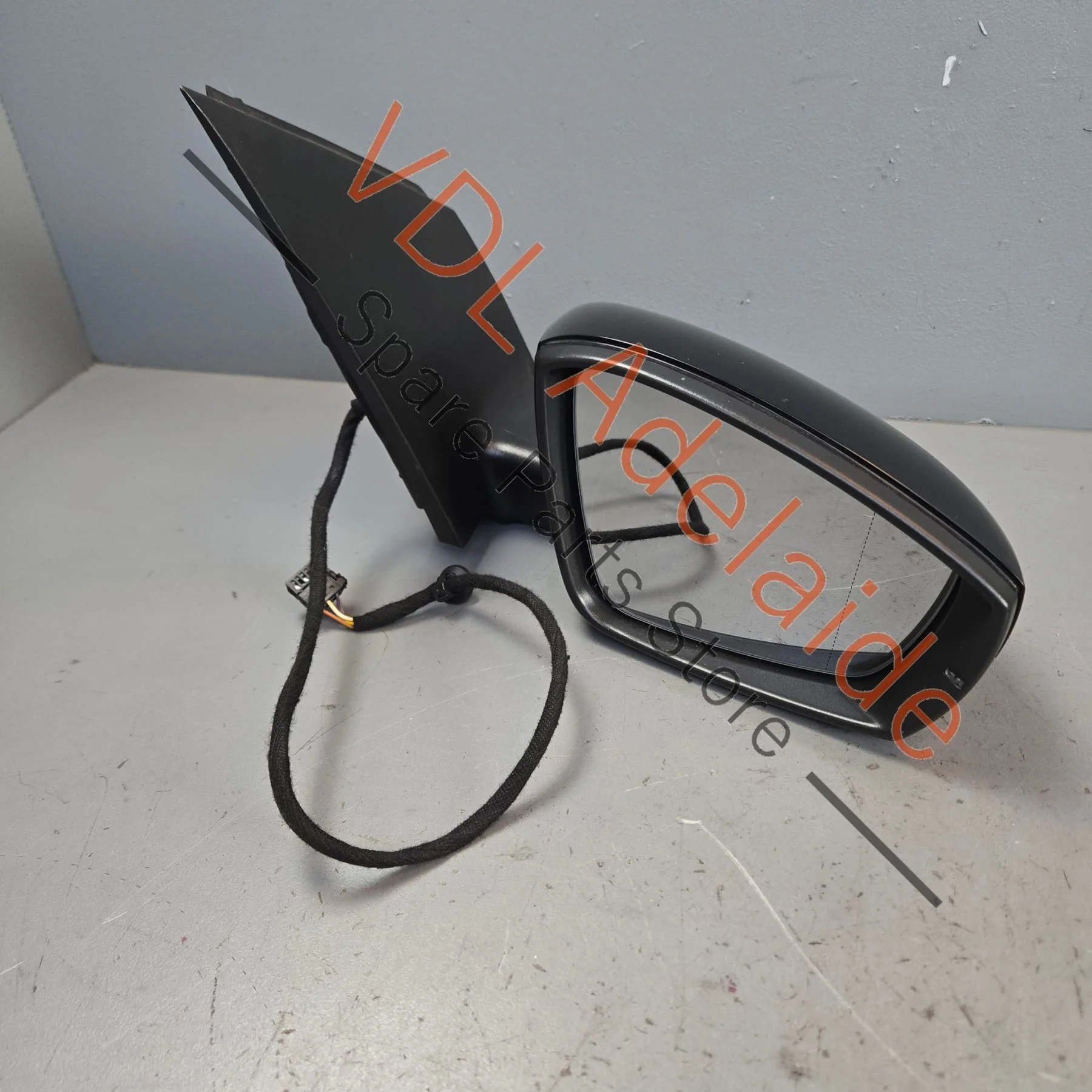VW Polo MK5 6R Right Side Exterior Mirror Complete with Glass & Cover Orca Black 2T2T C9X