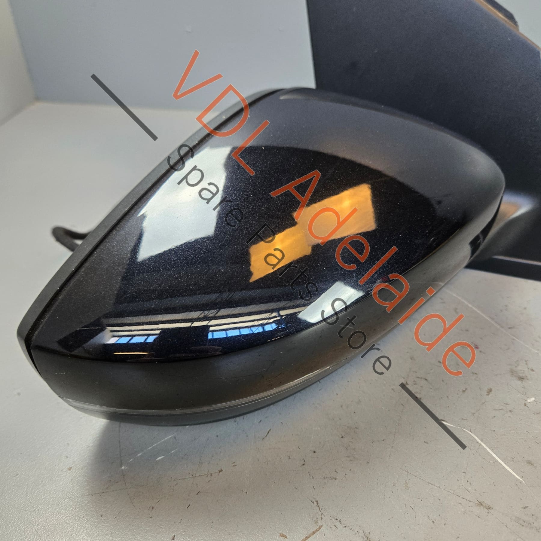 VW Polo MK5 6R Right Side Exterior Mirror Complete with Glass & Cover Orca Black 2T2T C9X - Image 6