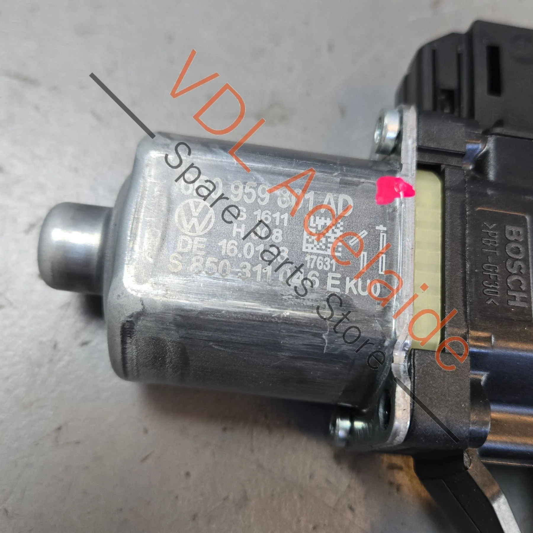 VW Polo MK5 6R GTi Mk5 Front Left Window Regulator Motor 05/2014-17 6R0959801DK 6R0959801AD - Image 3