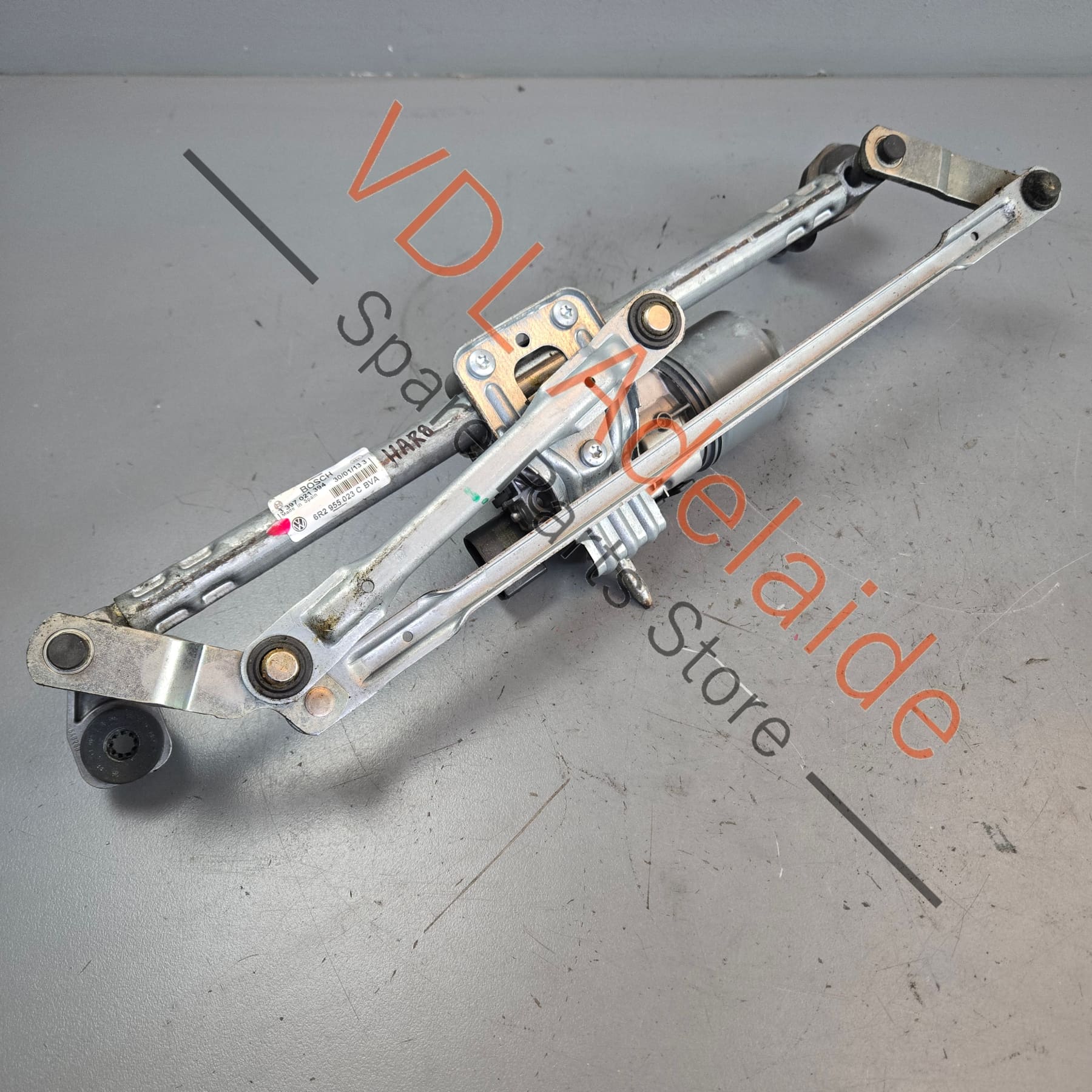 VW Polo MK5 6R Front Windscreen Wiper Motor Assembly 6R2955023C - Image 2
