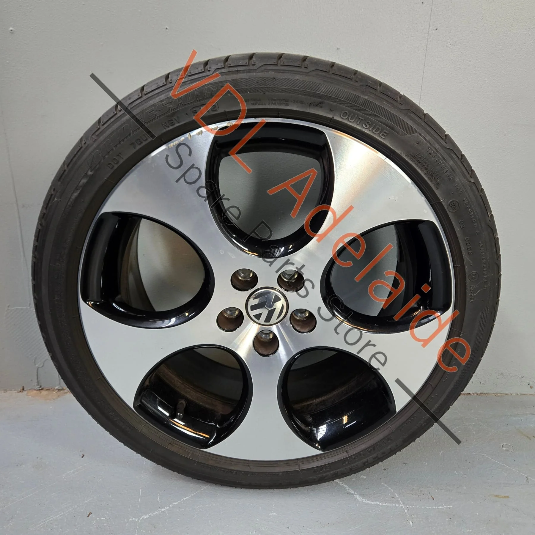 Genuine VW Polo Gti Alloy Wheel 17in 17x7 Detroit Machined Face 5x100 ET46 #01