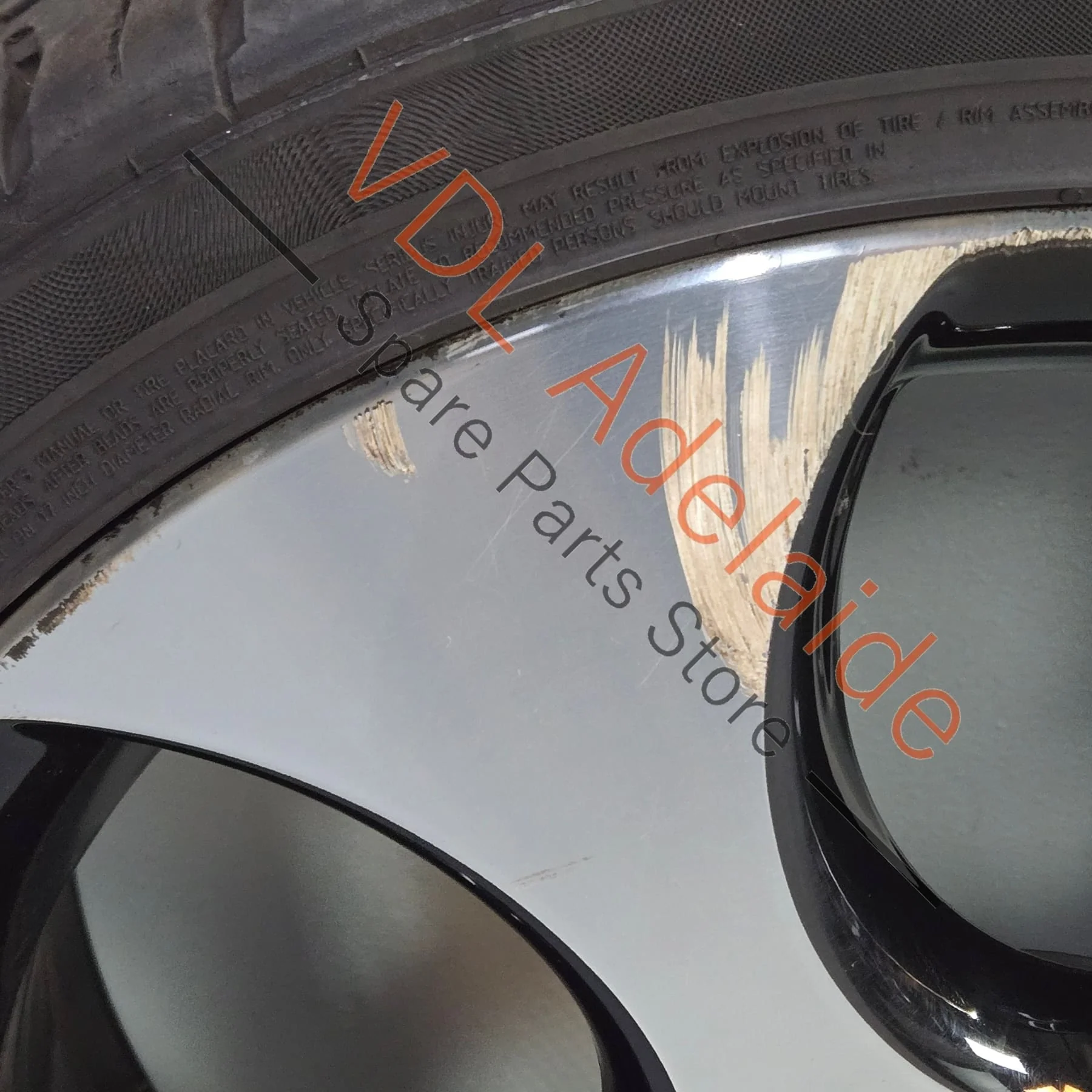 Genuine VW Polo Gti Alloy Wheel 17in 17x7 Detroit Machined Face 5x100 ET46 #02 - Image 4