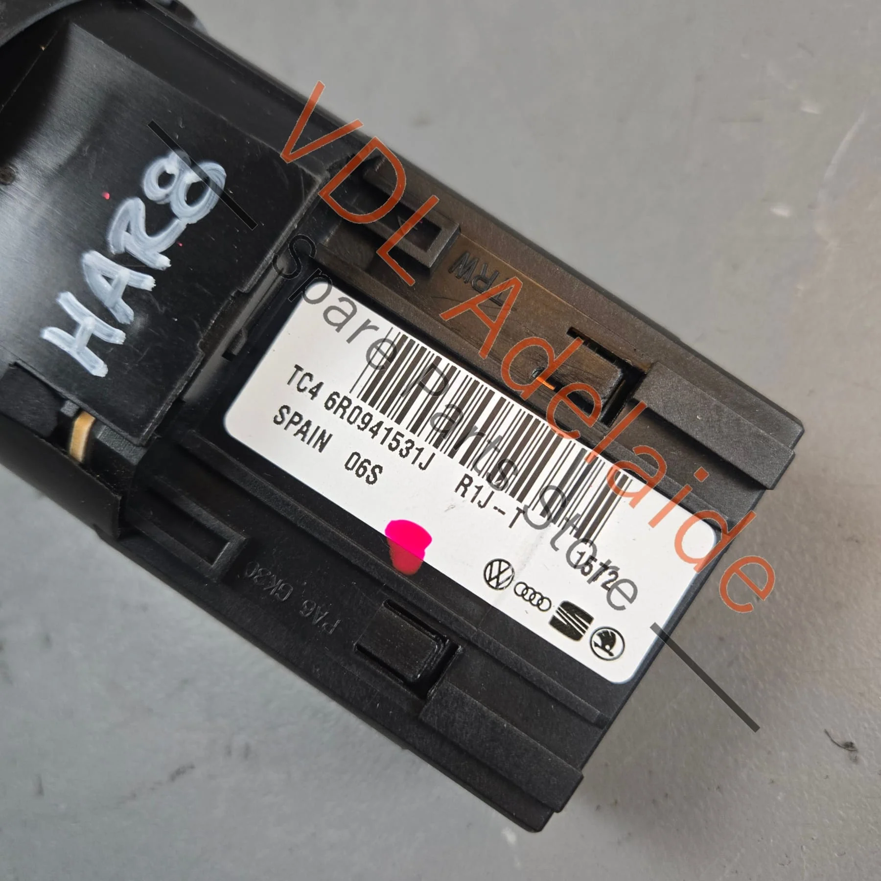 VW Polo Headlight switch with Driving Fog Option 6R0941531J - Image 3