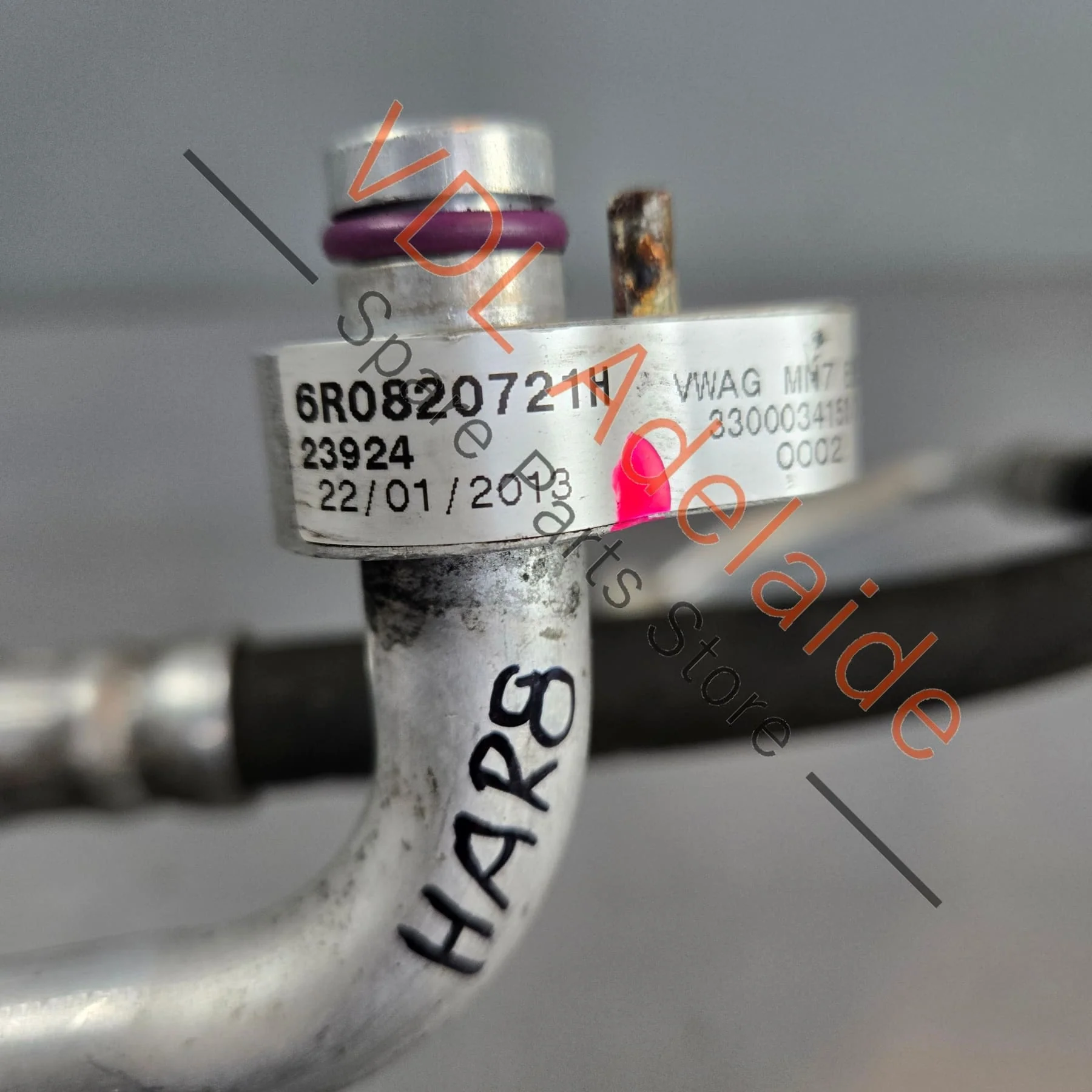 VW Polo AC Refrigerant Gas Pressure Line 6R0820721H - Image 4