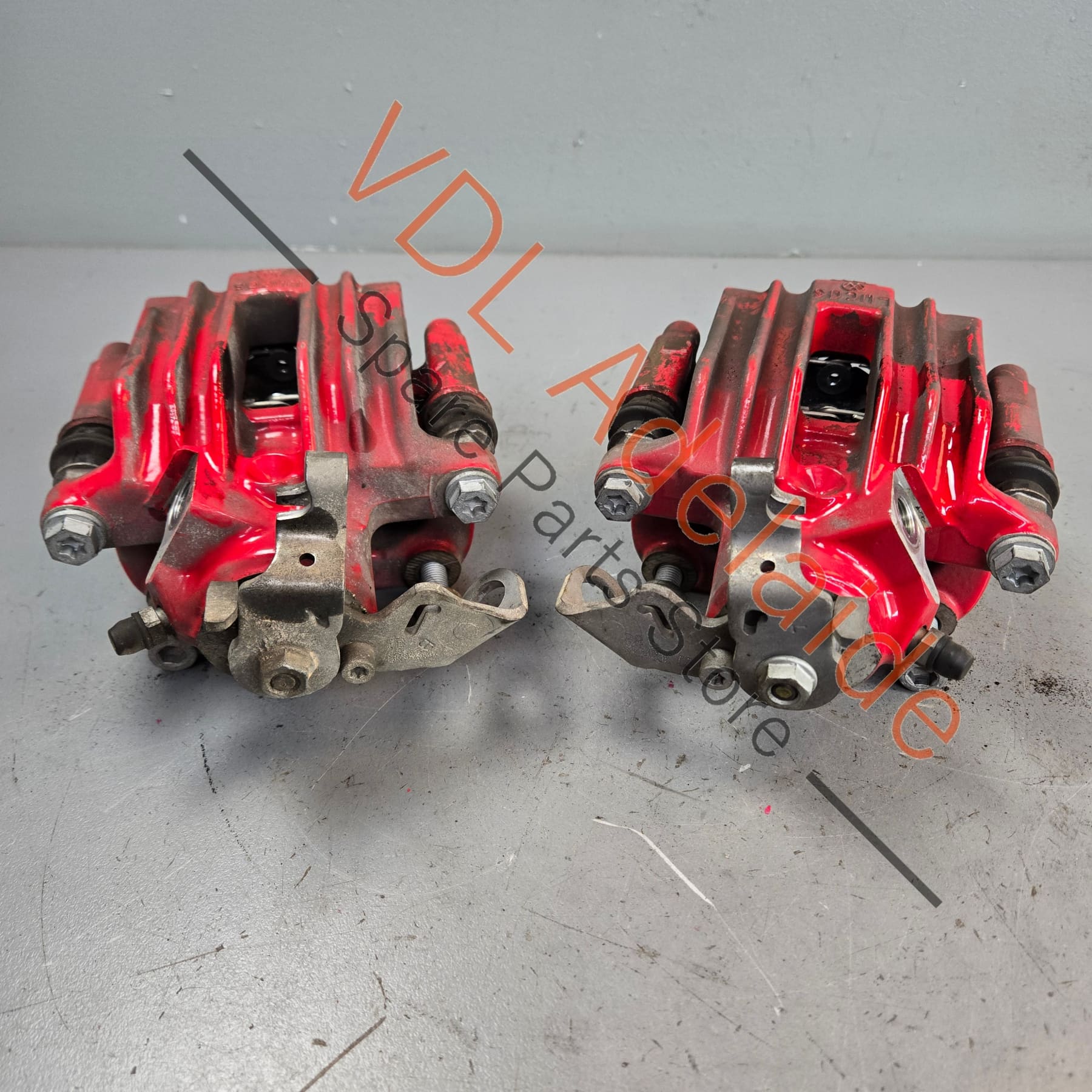 VW Polo Gti Rear Brake Caliper Set Left & Right with carriers & Bolts 6R0615423A 6R0615425A 230mm x 9mm - Image 5