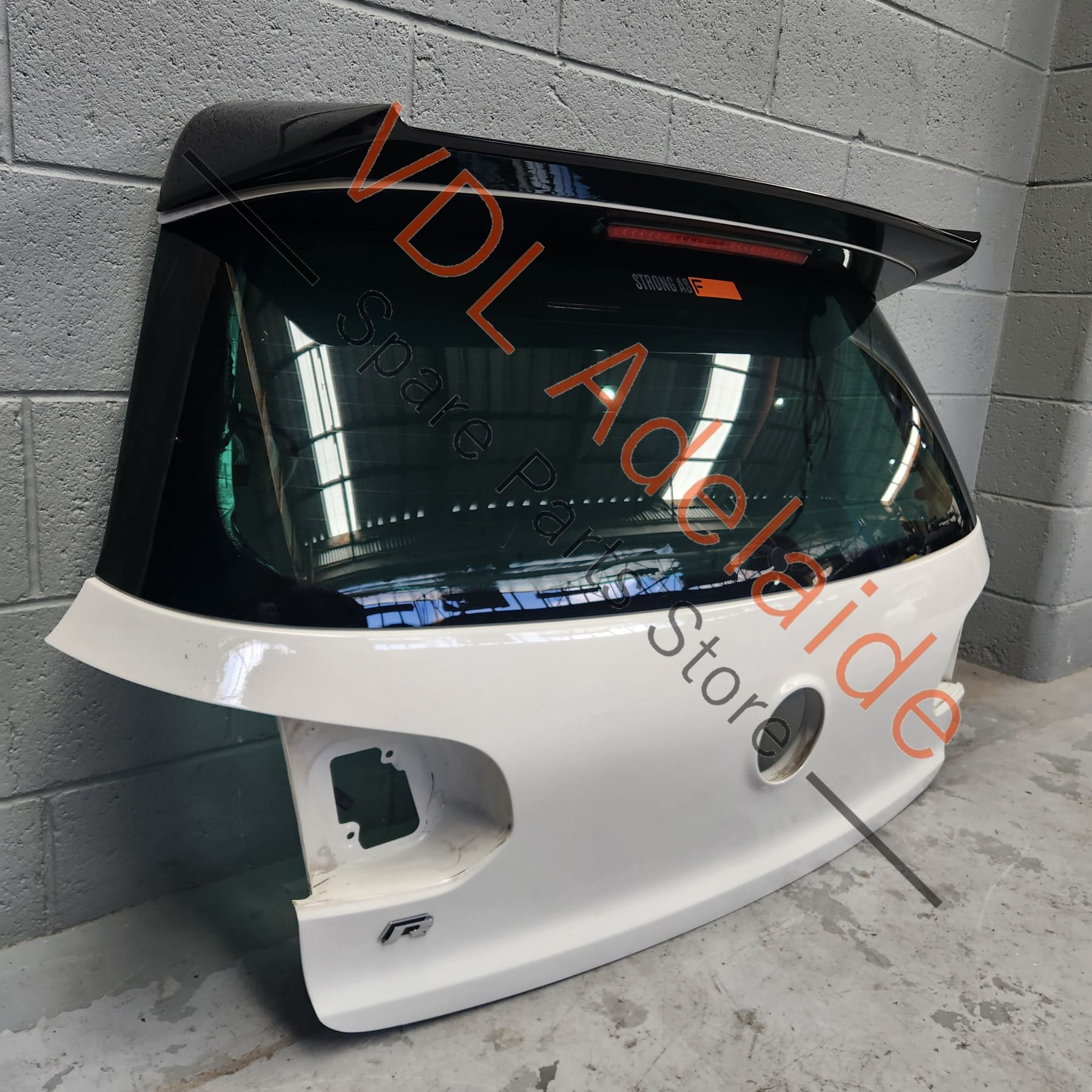 VW Golf R Gti MK6 Rear Spoiler with Boot Hatch Panel Included - Image 2