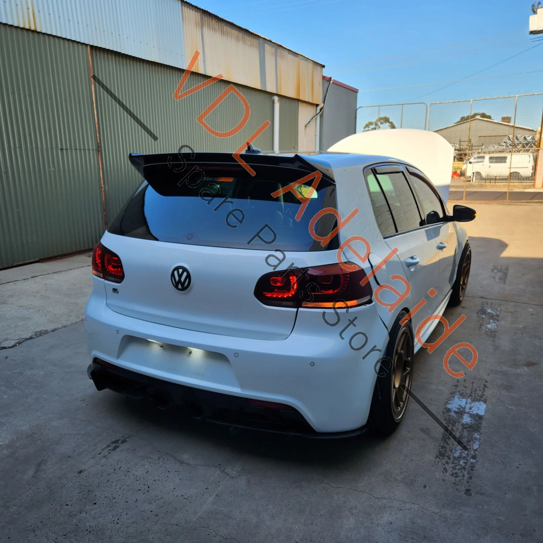 VW Golf R Gti MK6 Rear Spoiler with Boot Hatch Panel Included - Image 4