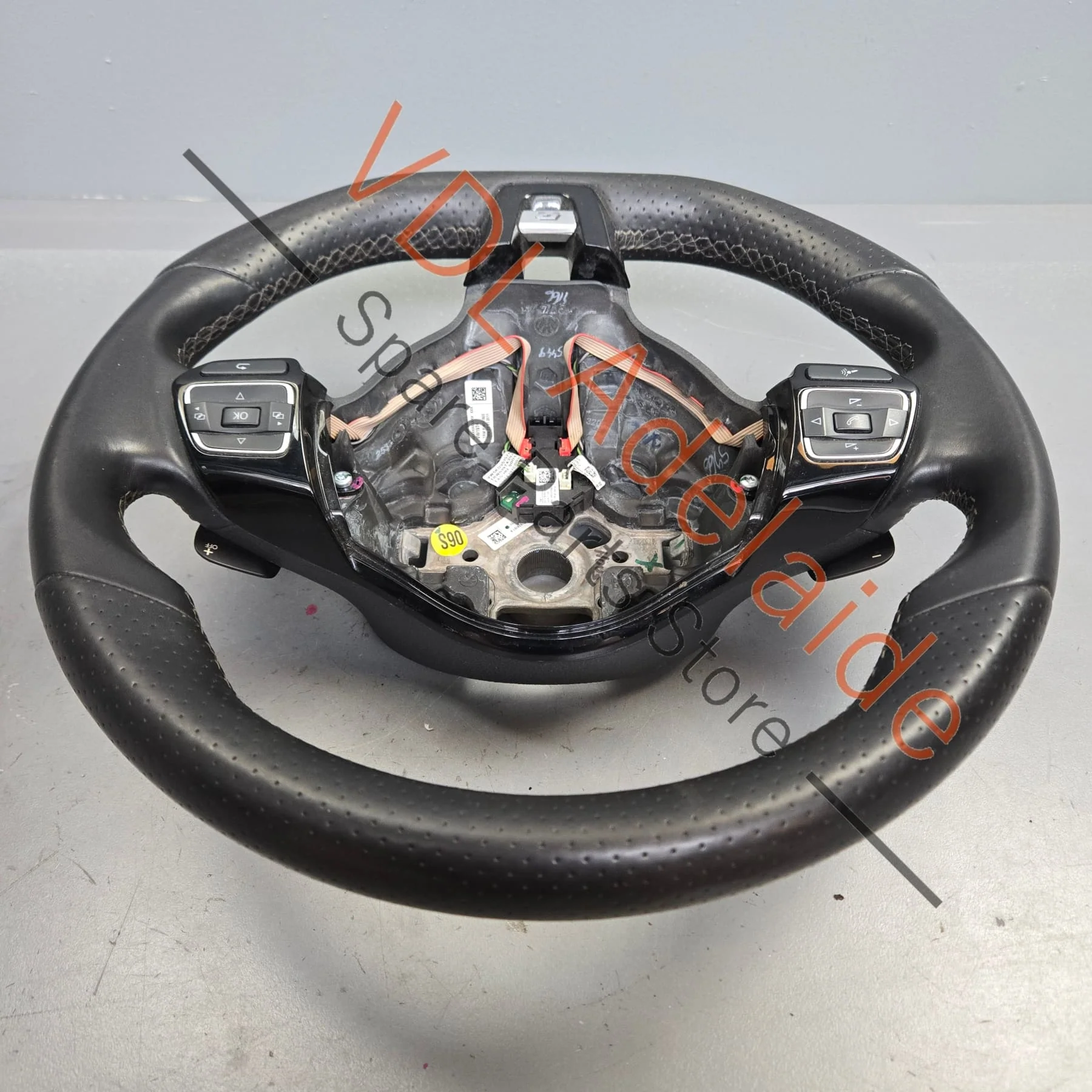 VW Golf MK6 R Sport Steering Wheel Flat Bottom 5K0419091AS - Image 7