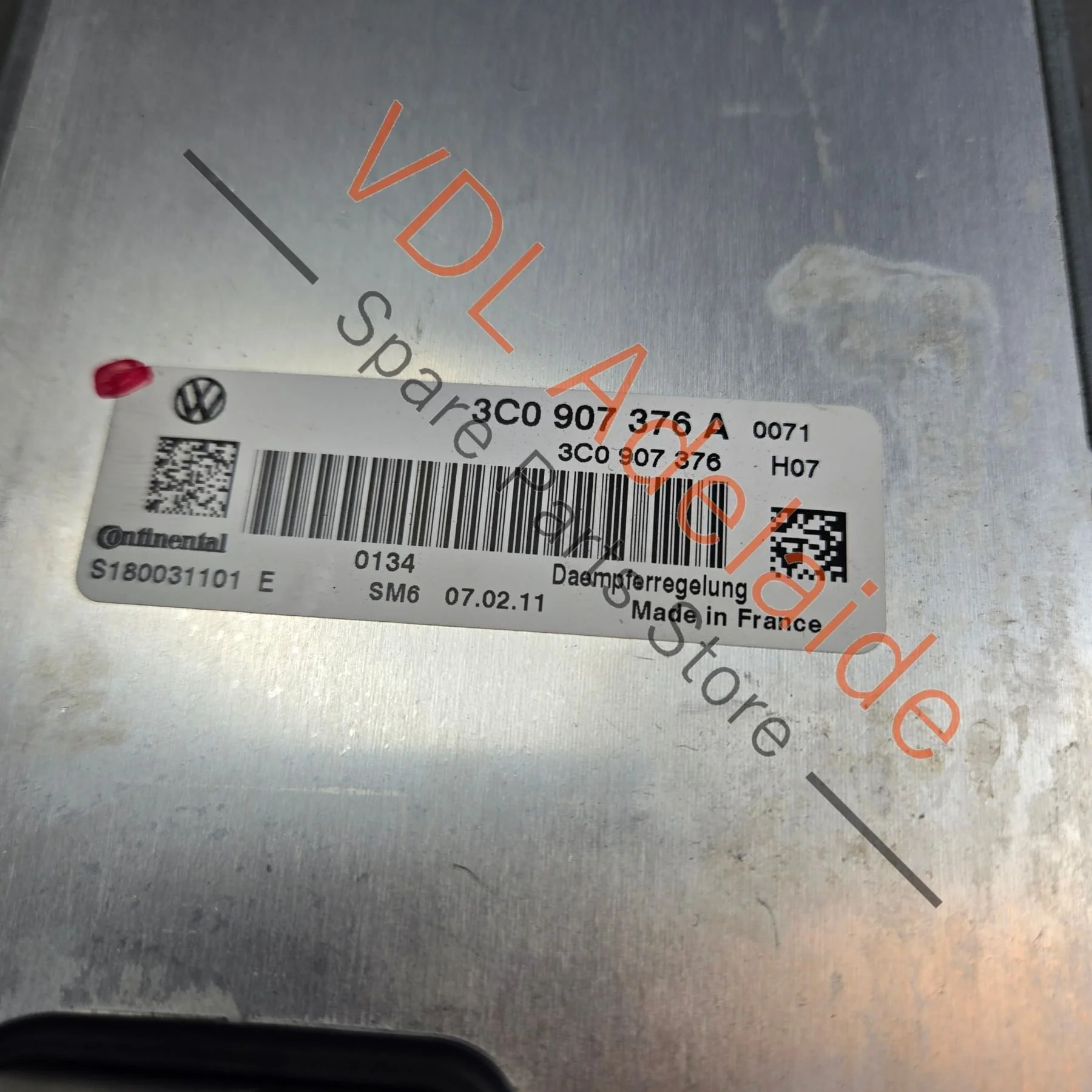 Volkswagen VW Golf MK6 R DCC Suspension control module 3C0907376A Z19 - Image 2