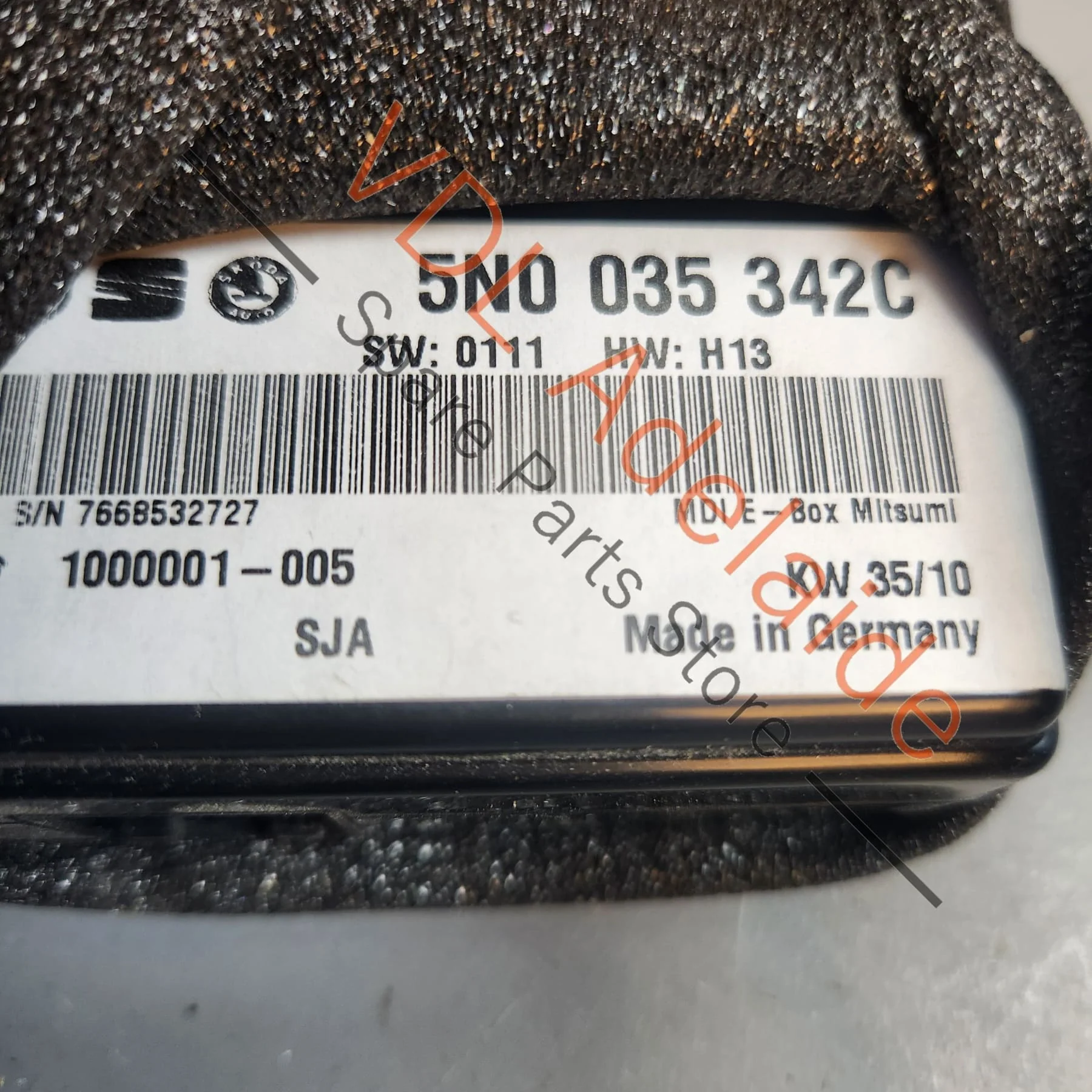 Volkswagen VW Golf Mk6 Multimedia Interface Box Media-In Control Unit 5N0035342C - Image 2