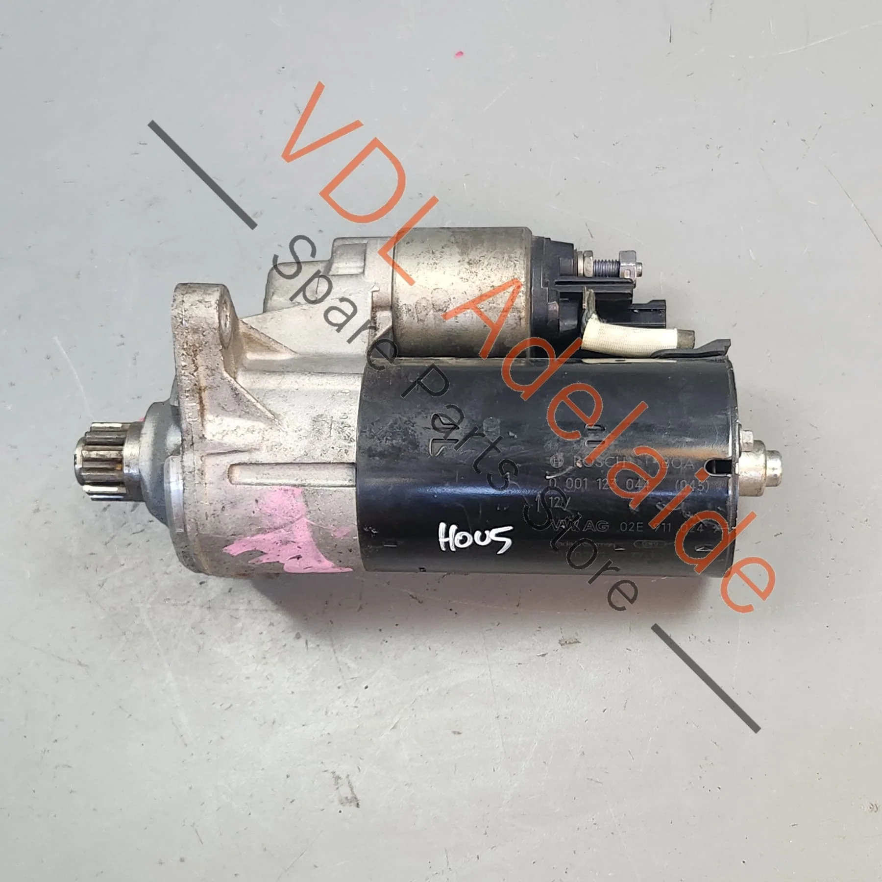 VW Golf 2.0 1.1KW Starter Motor Bosch 02E911024A
