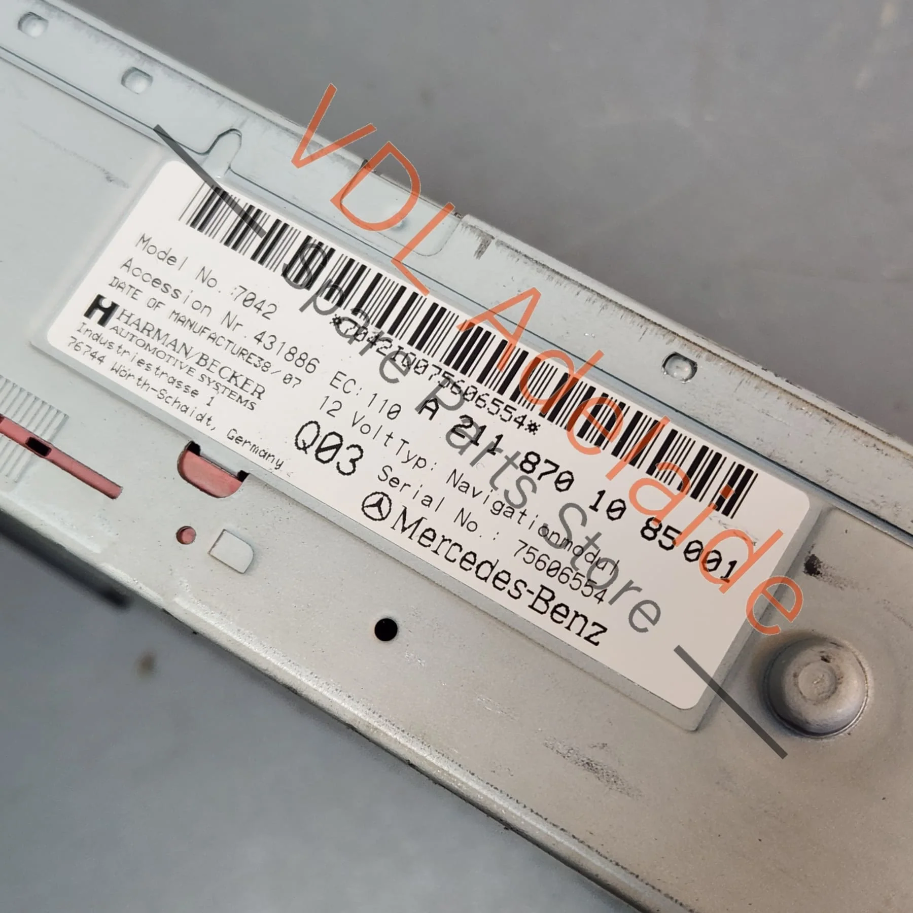 Mercedes W211 Nav Navigation Control Module A2118700185 - Image 2