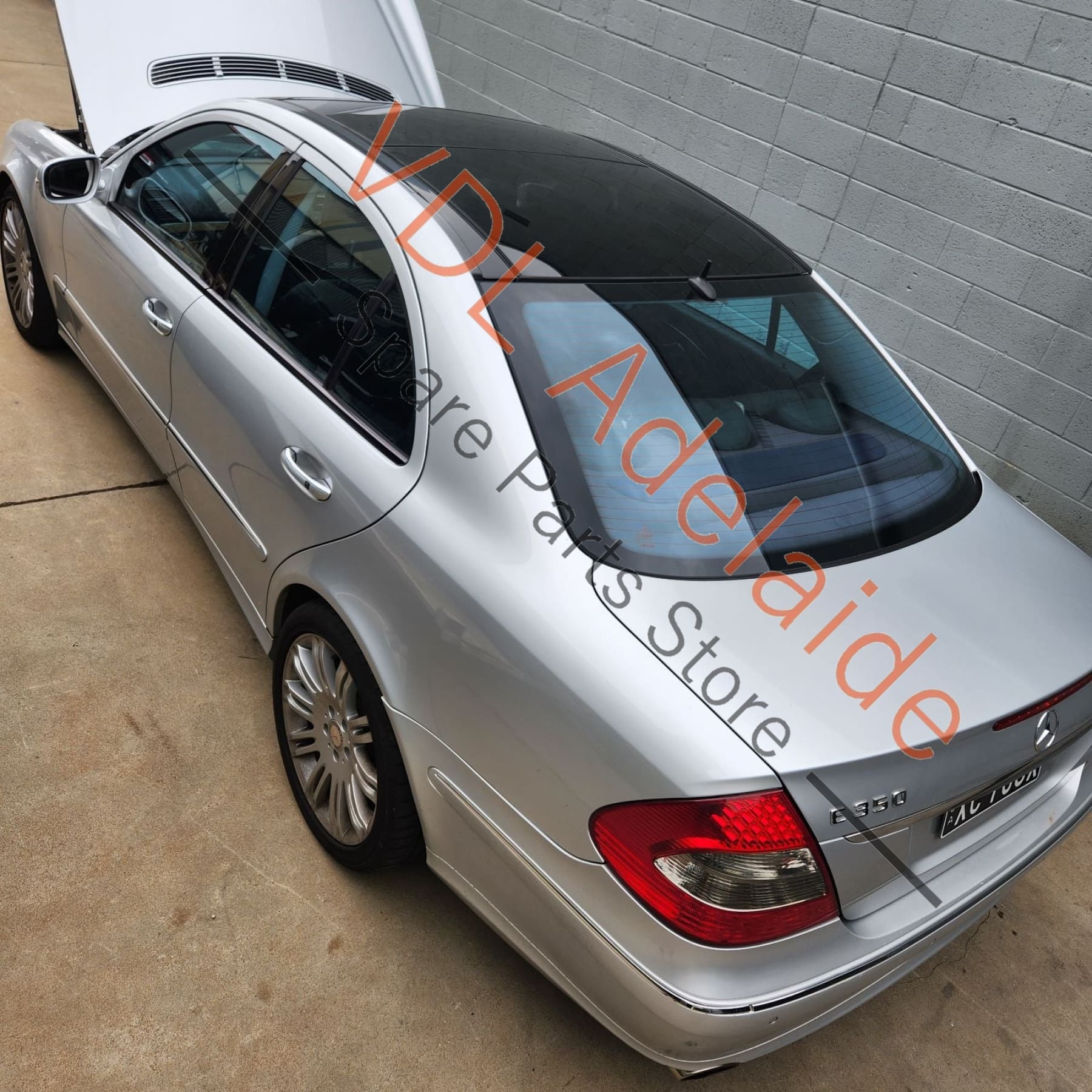 Mercedes W211 E Class Left Rear Door Pillar Trim Black Gloss A2116903387 - Image 3
