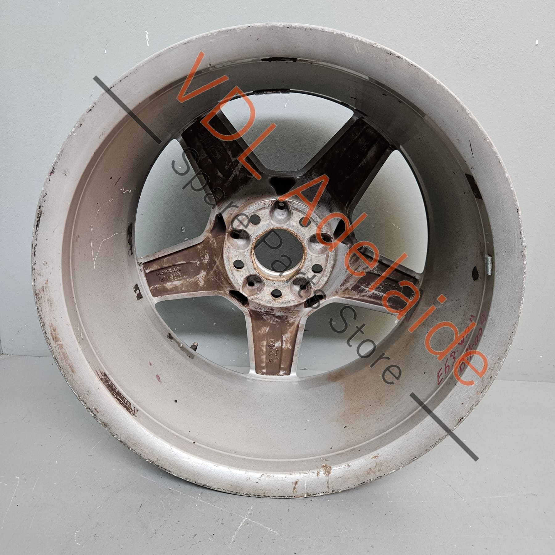 Mercedes W211 E63 AMG 5 Spoke Rear Alloy Wheel Genuine OEM A2114016402 18 x 9 ET39 #02 - Image 8