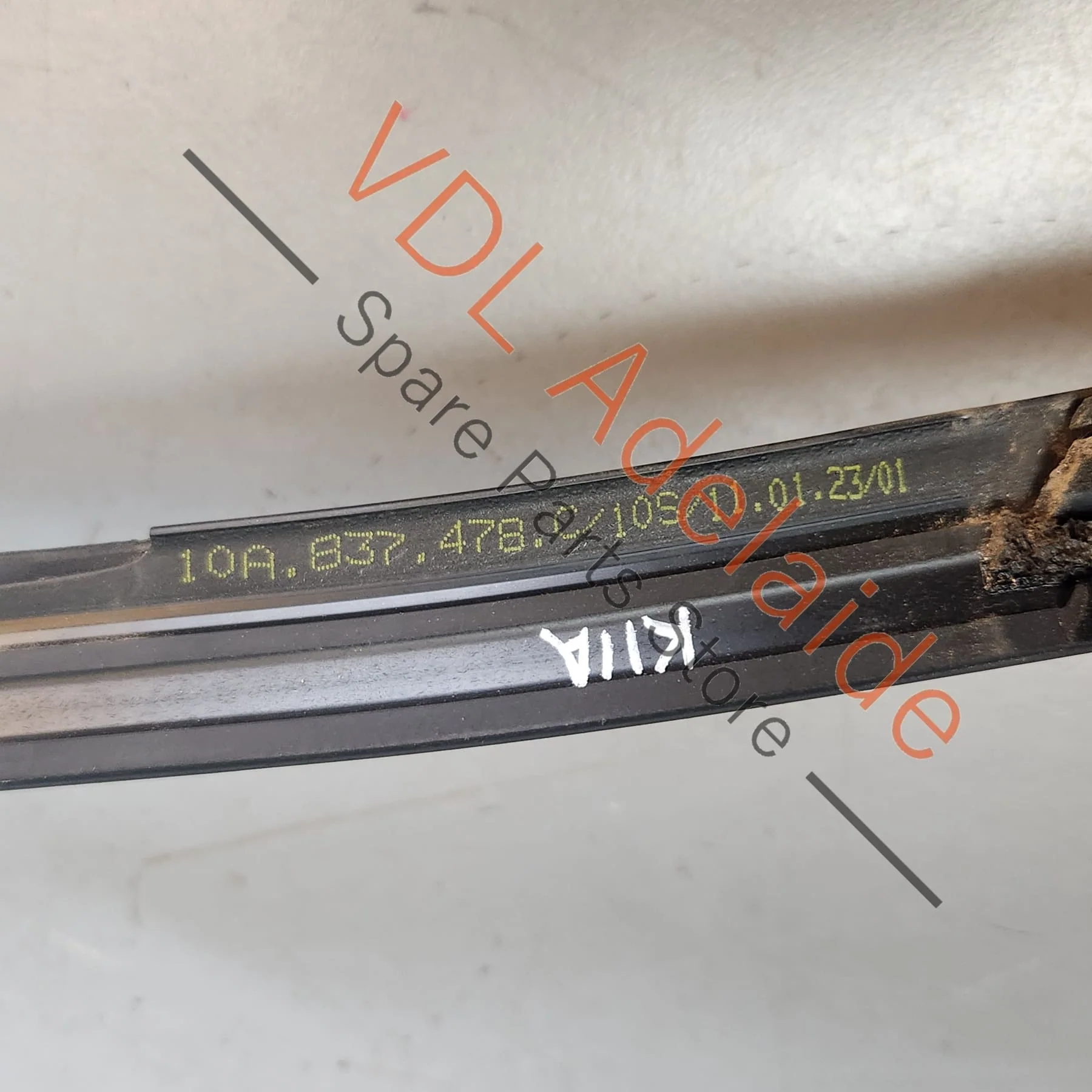 Cupra Born Exterior Window Slot Aperture Seal Trim Molding Right Front 10A837478C - Image 7