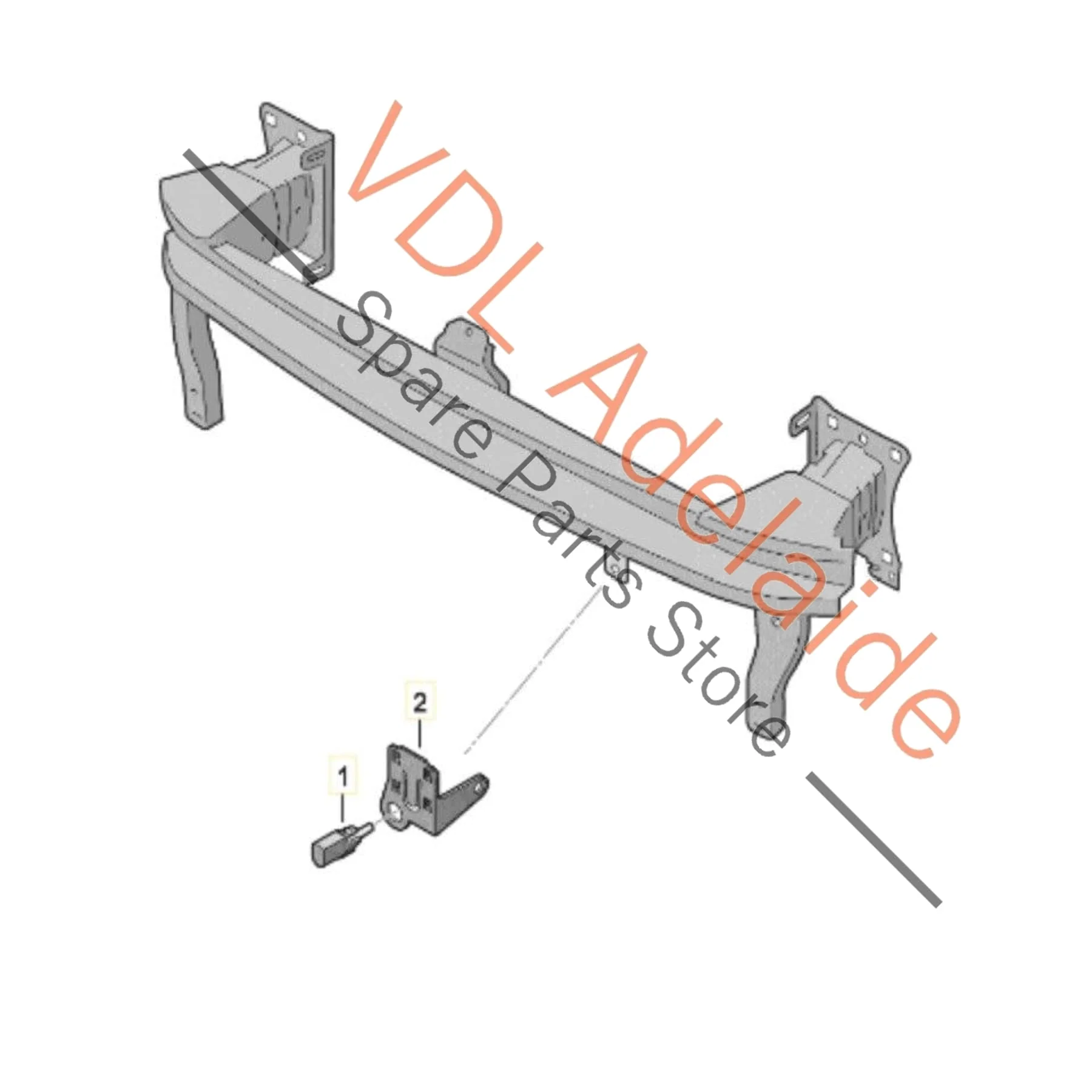 VW Audi Cupra External Ambient Temperature Sensor 8Z0820535B - Image 2