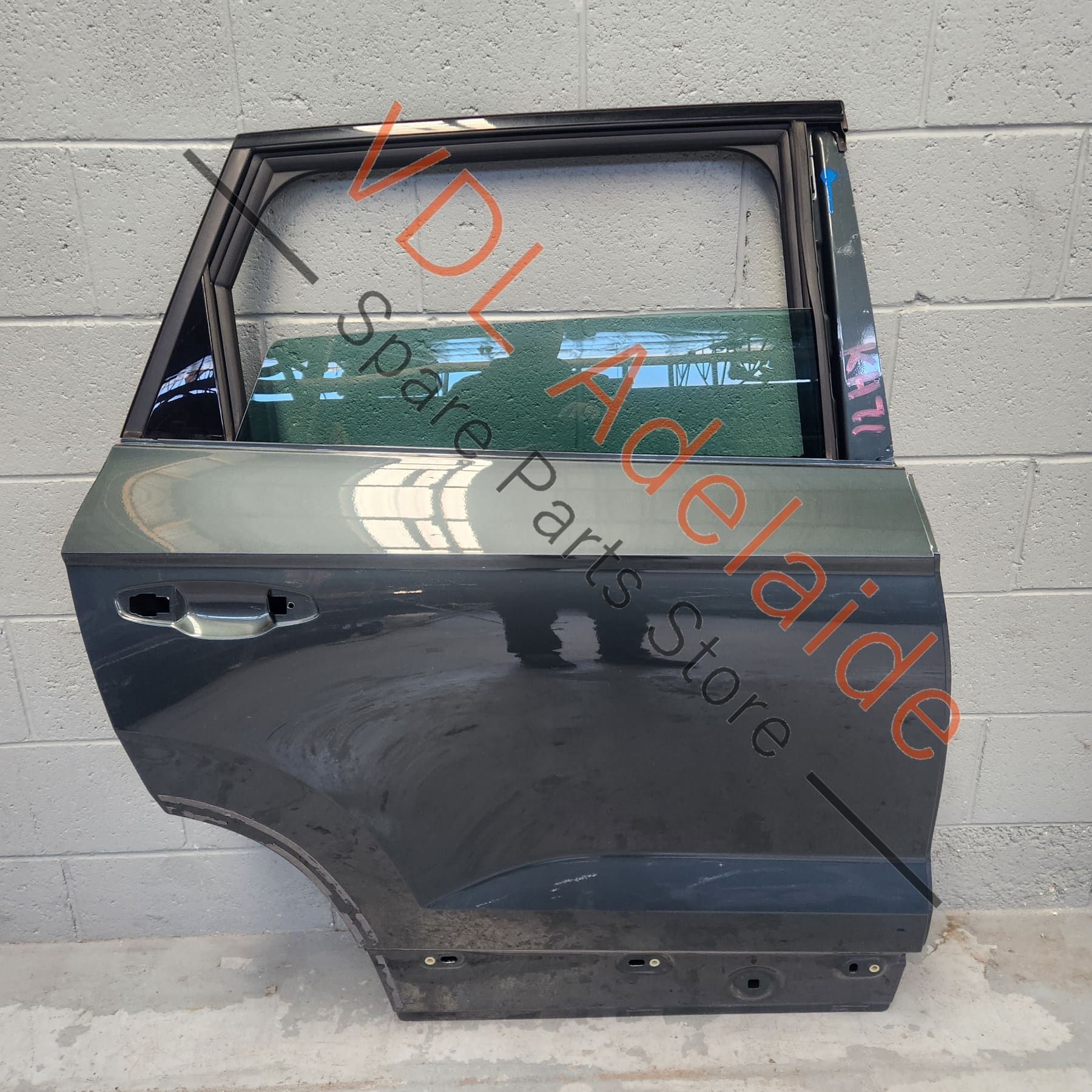 Cupra Ateca Rear Right Door Shell w Glass 9S / X6T Camouflage Green Metallic 575833052J