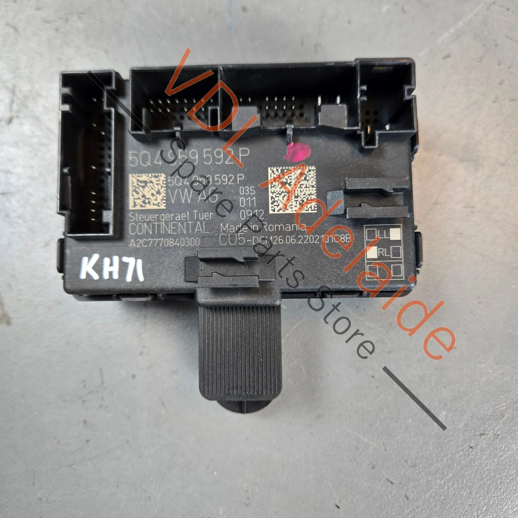 Cupra Ateca Front Passenger Door Control Module 5Q4959592P