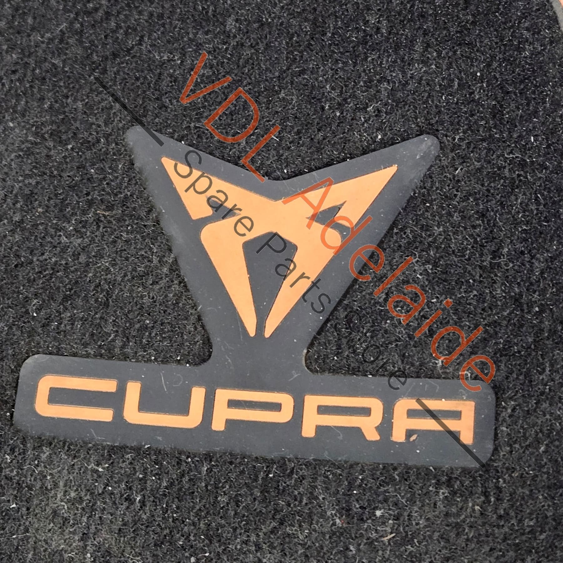 Cupra Ateca VZX Set of Floor Mats Carpets Black Copper & Carbon - Image 5