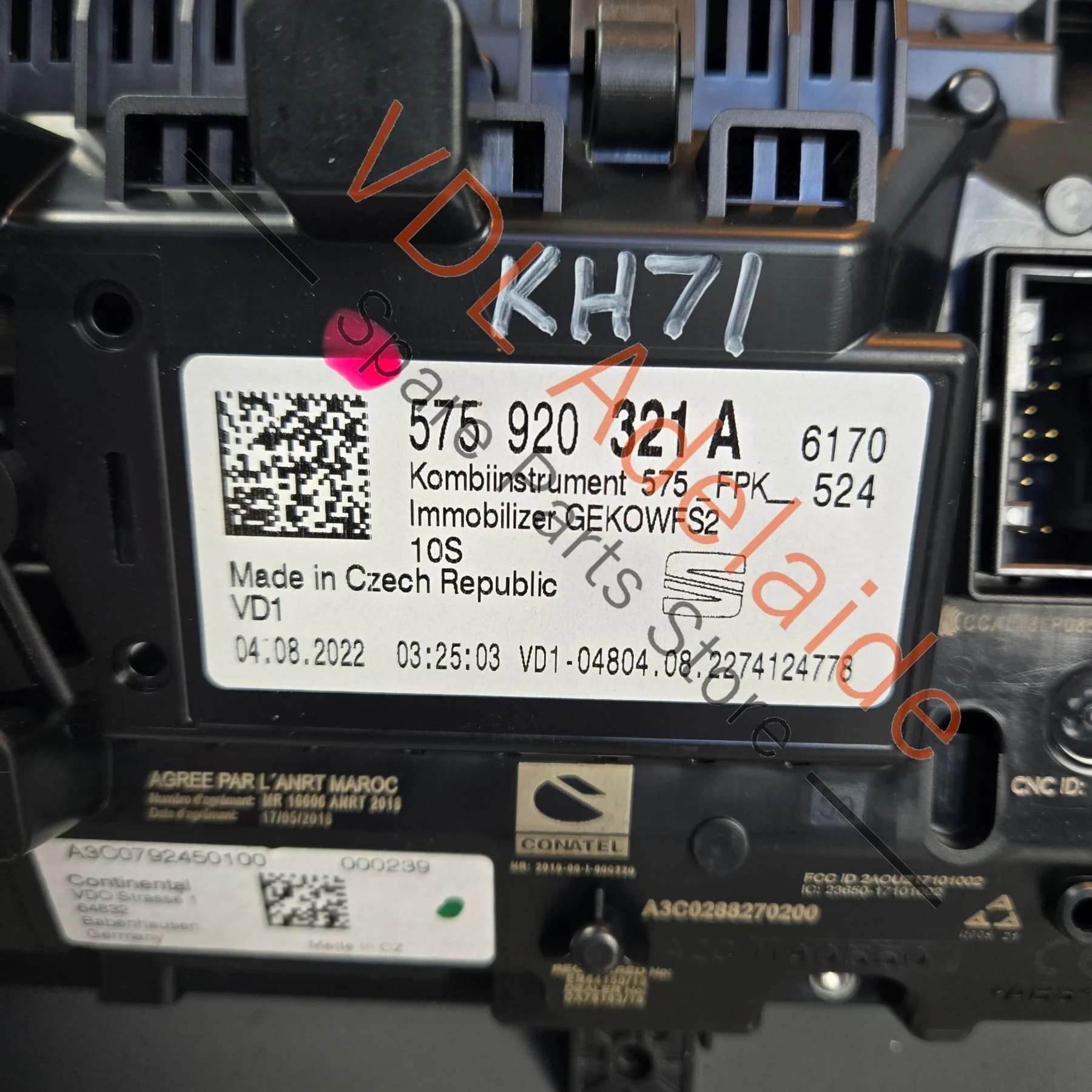 Cupra Ateca Virtual Dash Cluster Instrument Panel 575920321A - Image 3