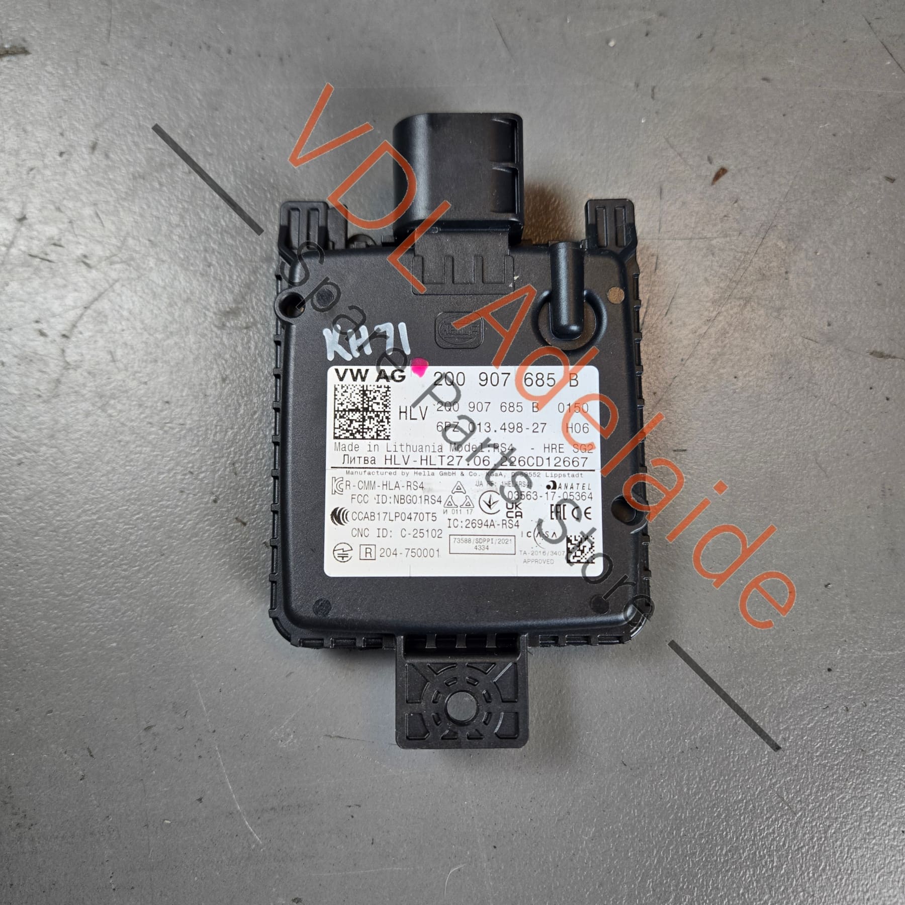 Cupra Ateca Left Rear Lane Change Assist Radar Slave Module 2Q0907685B