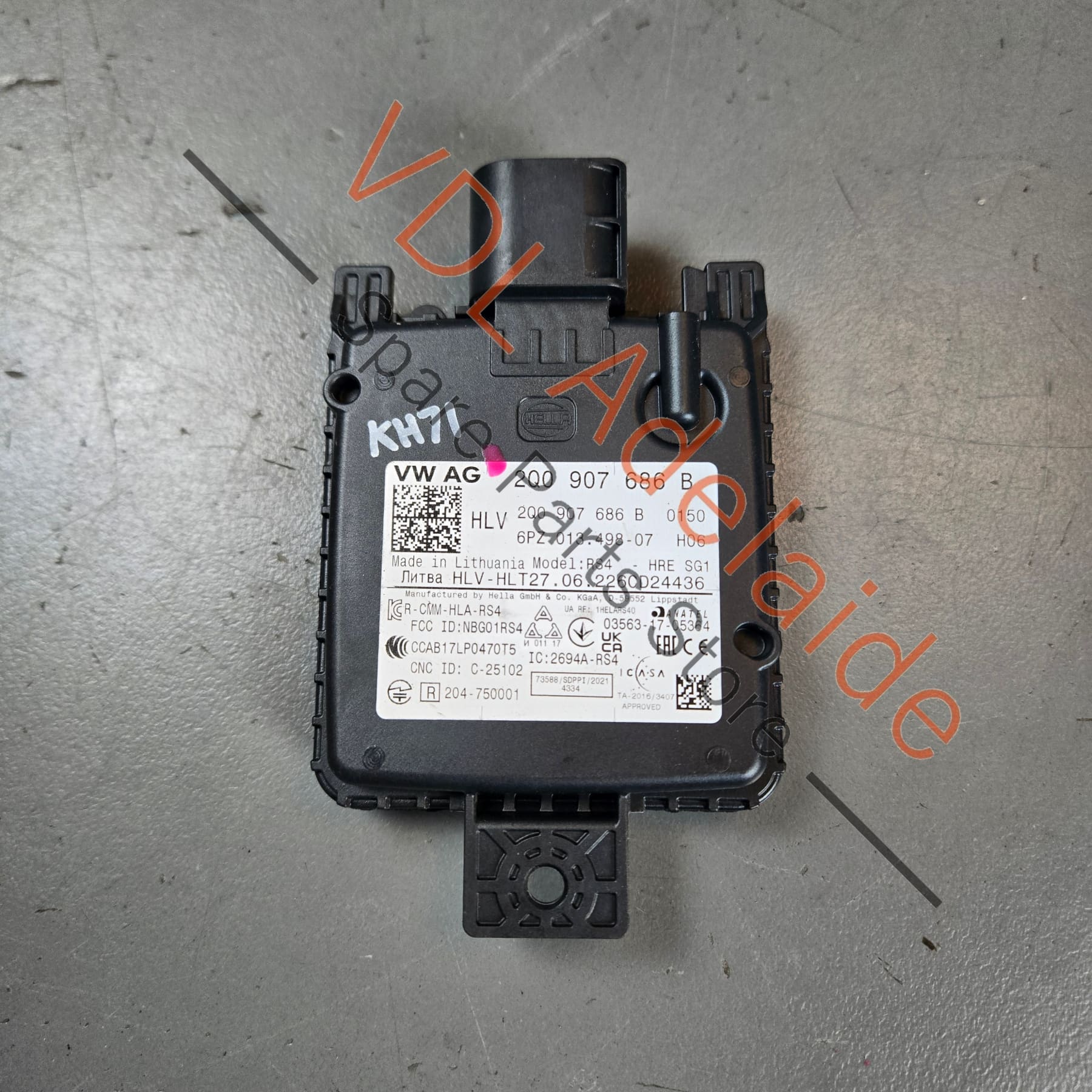 Cupra Ateca Right Rear Lane Change Assist Radar Master Module 2Q0907686B